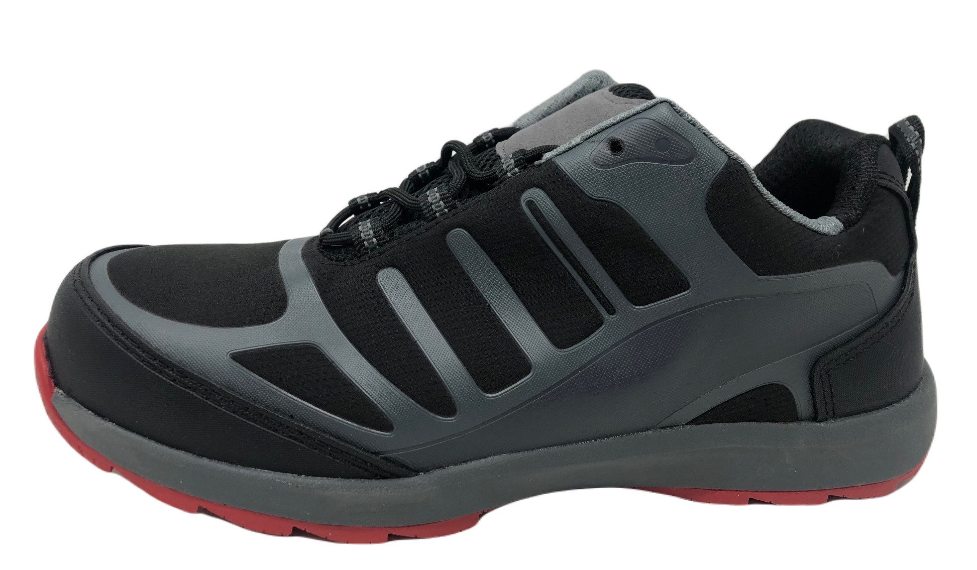 Engelbert Strauss S1 Sicherheitshalbschuhe Tripoli schwarz/grau MIT Stahlkappe Herren Sicherheitsschuh Zehenschutz Stahl 200 Joule
