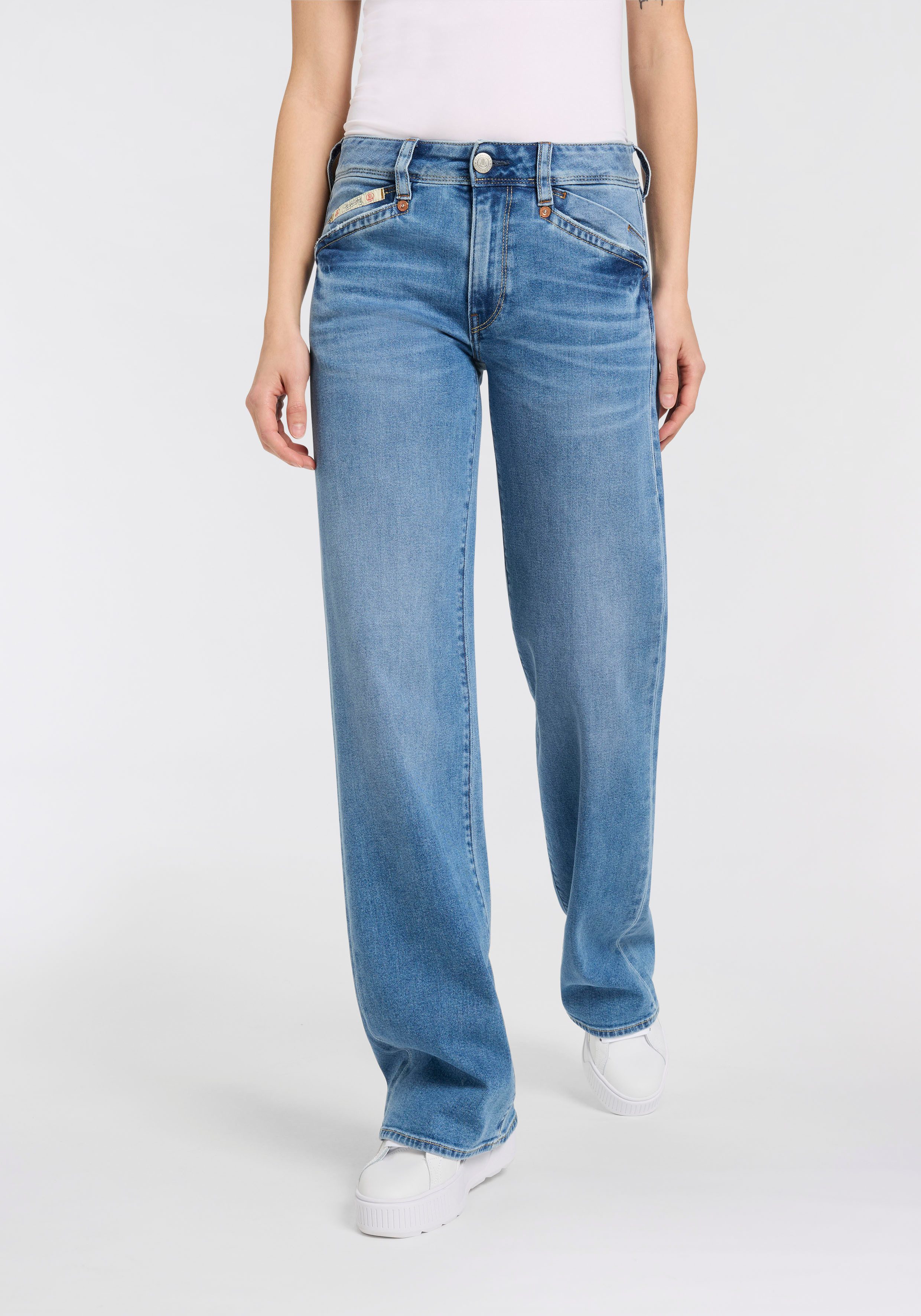 Herrlicher 5-Pocket-Jeans Prime New Denim Comfort mit Spitzbund hinten günstig online kaufen