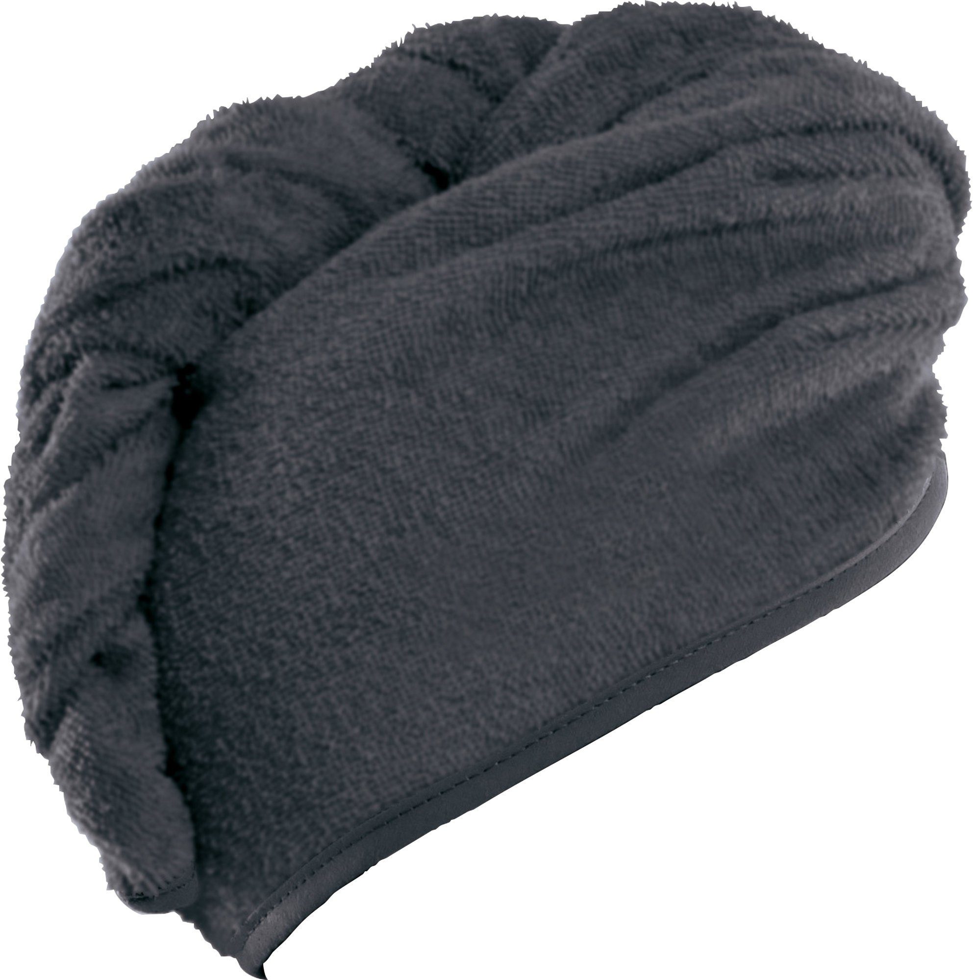 Turban, anthrazit Handtuch Müller Microfaser (1-St), Uni Microfaser Erwin