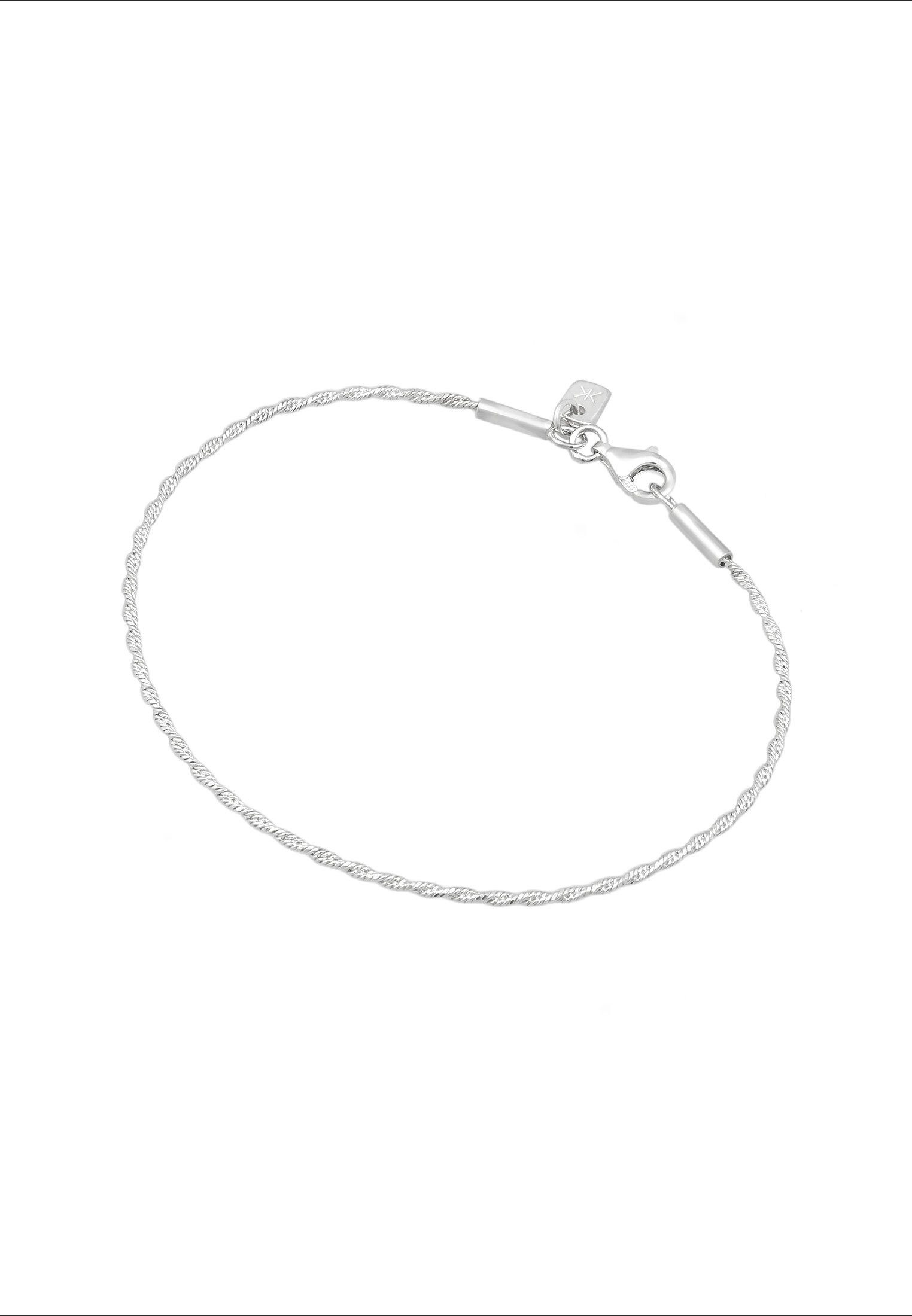 Kuzzoi Silberarmband Herren Kordelkette 925 Sterling Silber günstig online kaufen