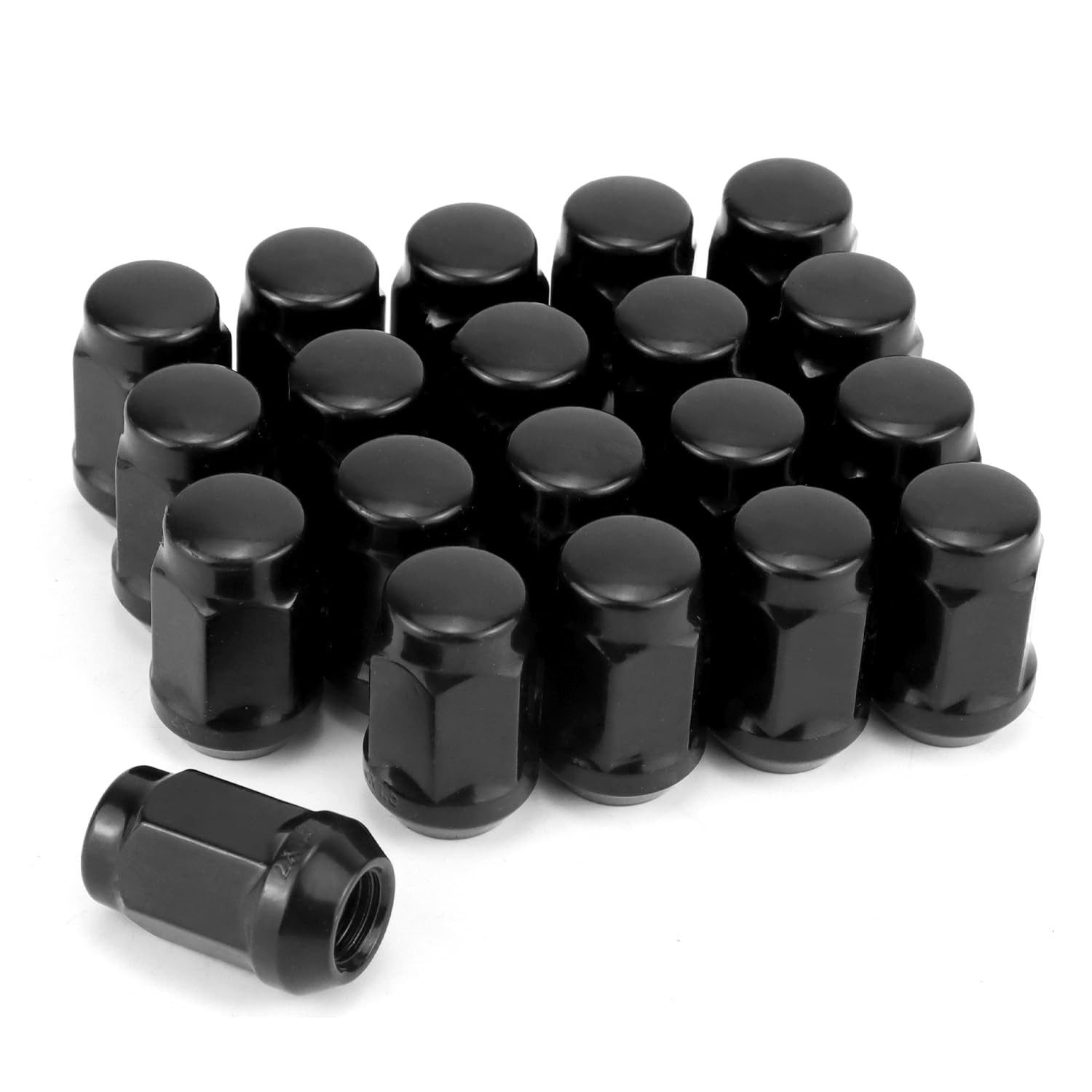 BlingBin Reifenmontagemaschine 20 Stück Radmuttern M12 x 1,5 Höhe 35 mm Kegelbundmutter, 20er Set, 20-tlg., M12 x 1,5 Höhe 35 mm, für Felgen, kompatibel mit Honda, Toyota, Volvo