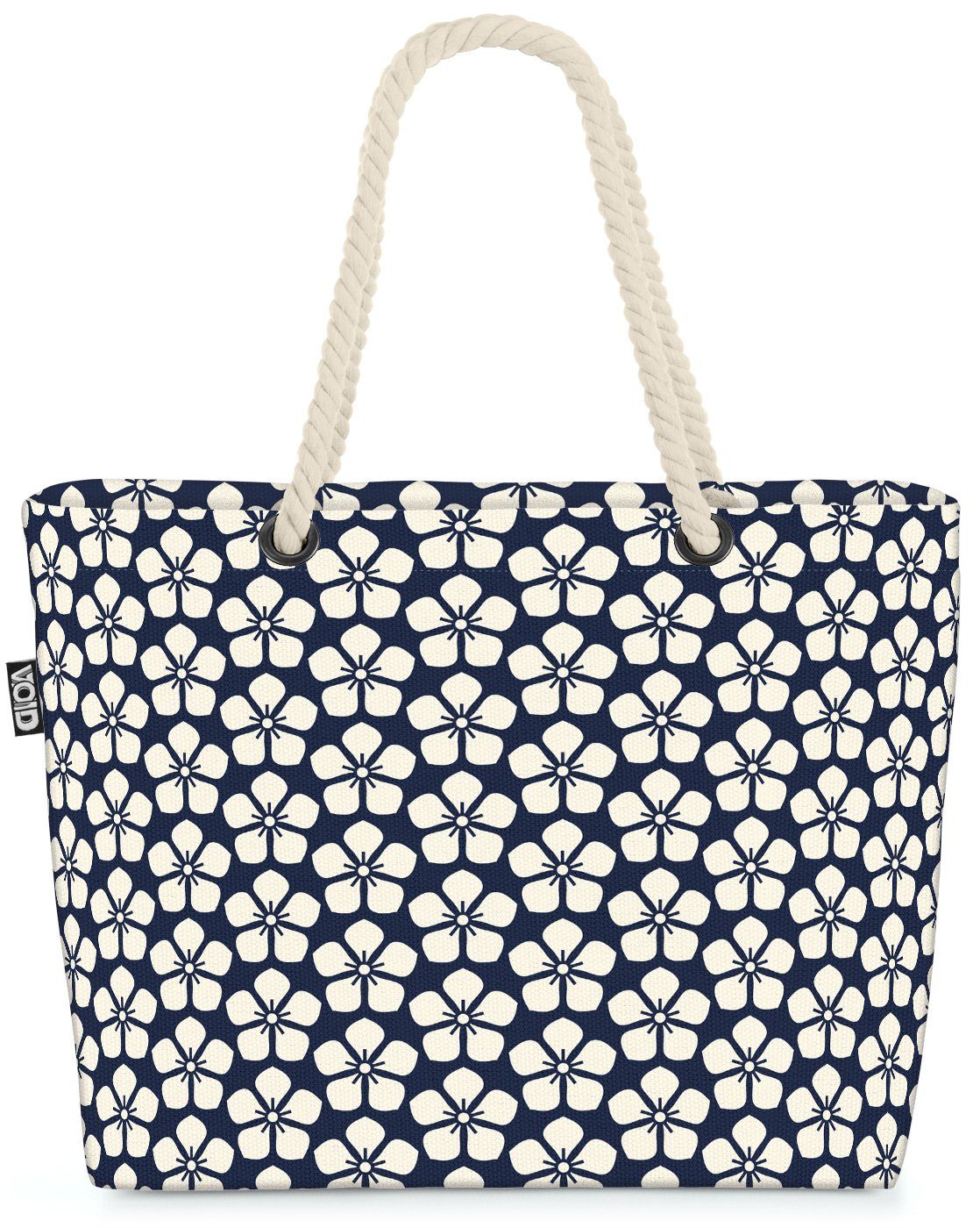 VOID Henkeltasche (1-tlg), deko Keramik Küchenblumen symbol floral Küche Bag Kochen Beach muster Fliesen