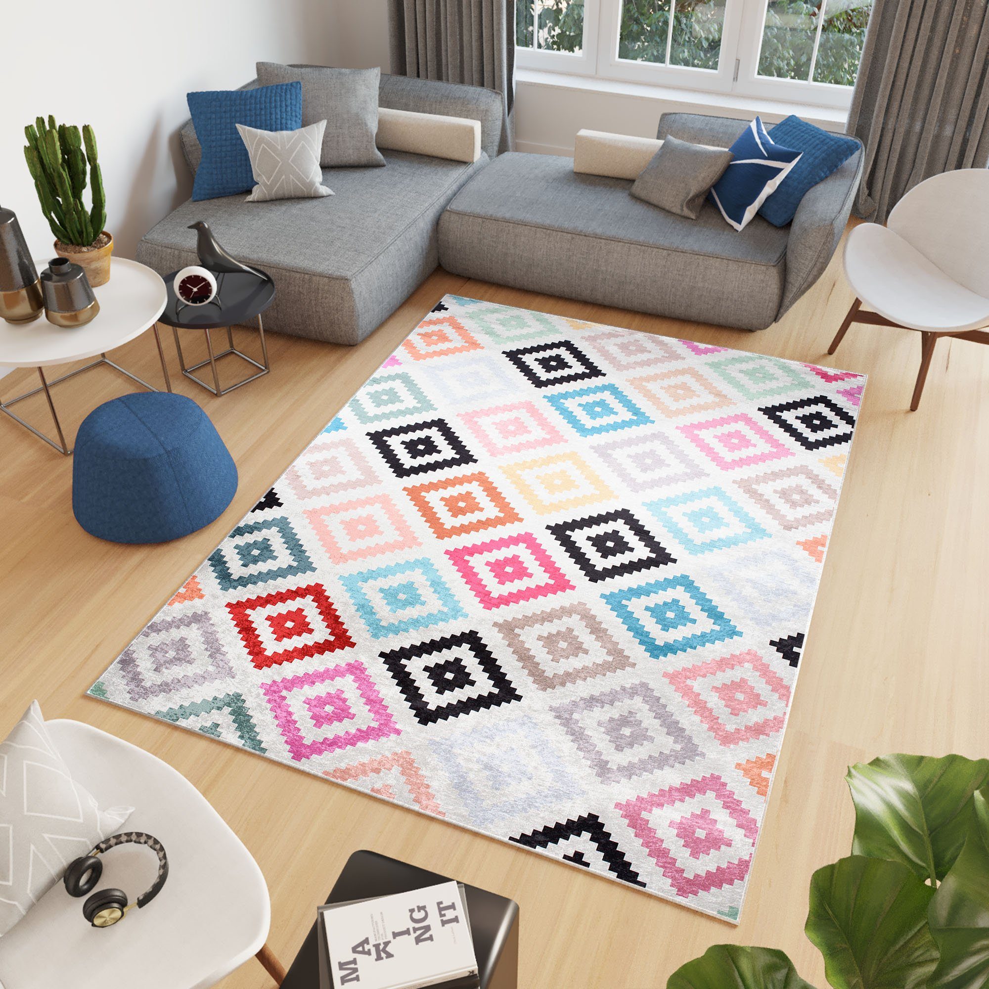 Tapiso Designteppich TOSCANA, rechteckig, Höhe: 6 günstig online kaufen