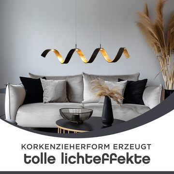 LUCE Design LED Pendelleuchte HELIX, LED fest integriert, Warmweiß