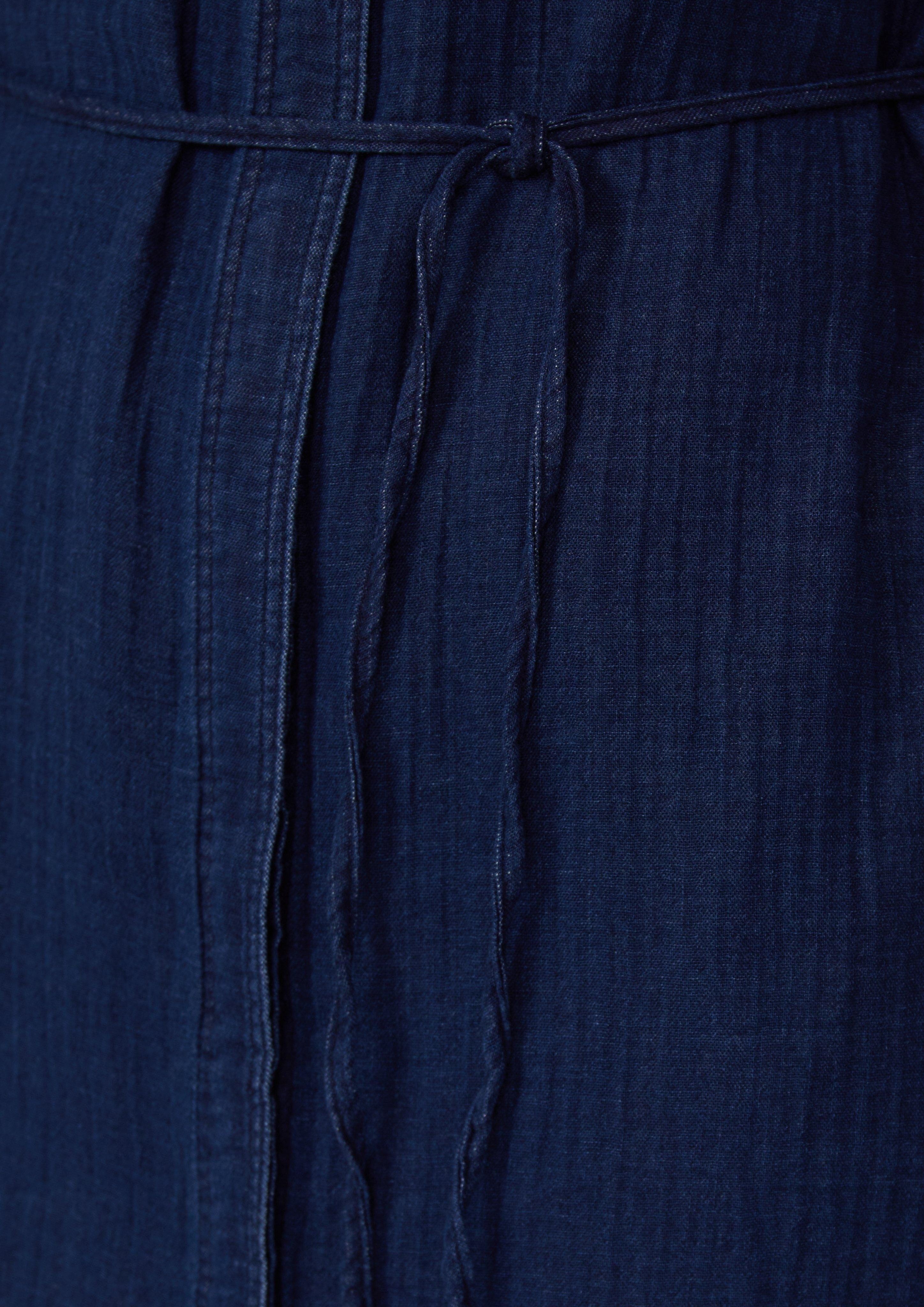 s.Oliver Maxikleid Indigo dyed Midikleid mit günstig online kaufen