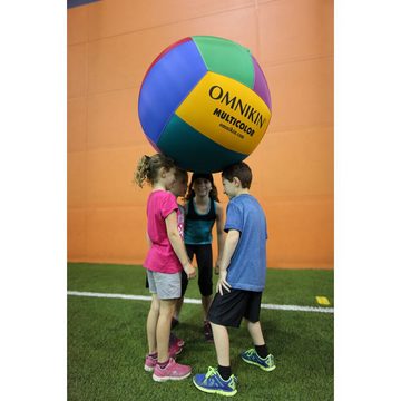 Omnikin Volleyball Riesenball Multicolor, Verlangsamtes Flugverhalten – Speziell für Hand-Augenkoordination