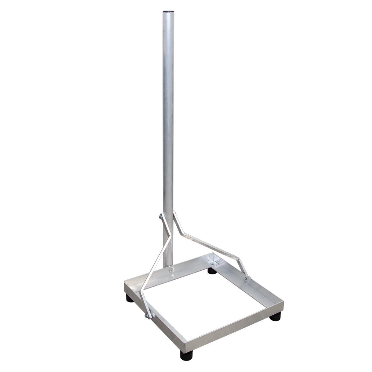 SkyRevolt SAT-Halterung Balkonständer ALU 40x40cm 1m Mast Sat Balkon Terrassen Ständer