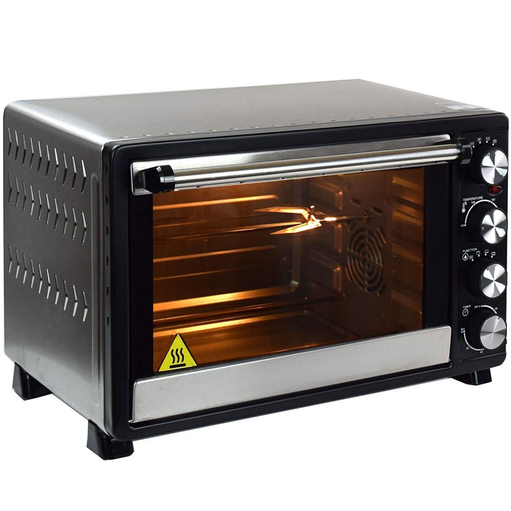 Syntrox Minibackofen Syntrox 30 Liter mit Backofen Drehspieß Umluft und