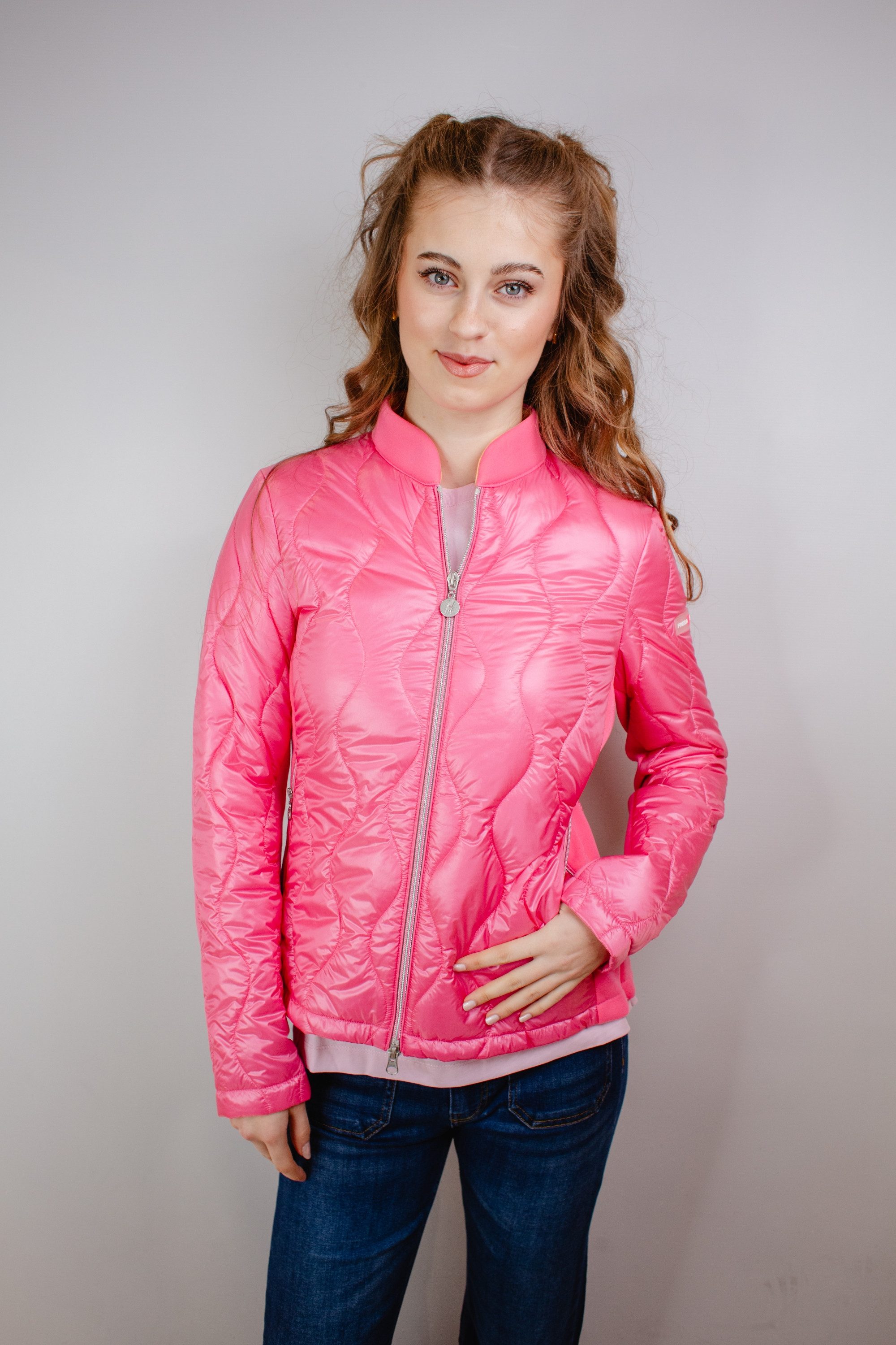 Frieda & Freddies Langmantel Popjacke FRIEDA & FREDDIES pink