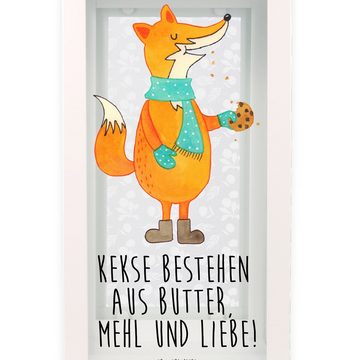 Mr. & Mrs. Panda Gartenleuchte L Fuchs Keks - Transparent - Geschenk, Laterne kleine Laternen, glüc, Stilvolles Design