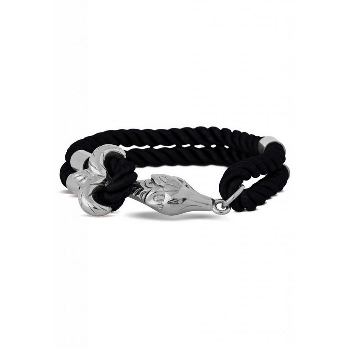 Akitsune Armband Vulpes Armband Silber - Schwarz 18 50cm