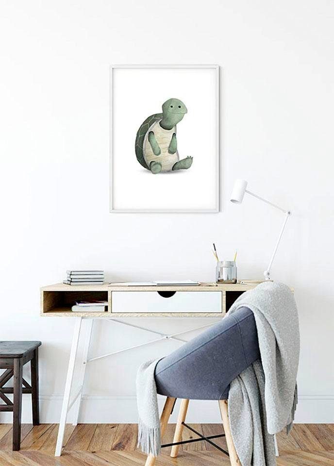 Komar Poster Cute Animal Turtle, Schildkröten (1 St), Kinderzimmer, Schlafzimmer, Wohnzimmer | Poster