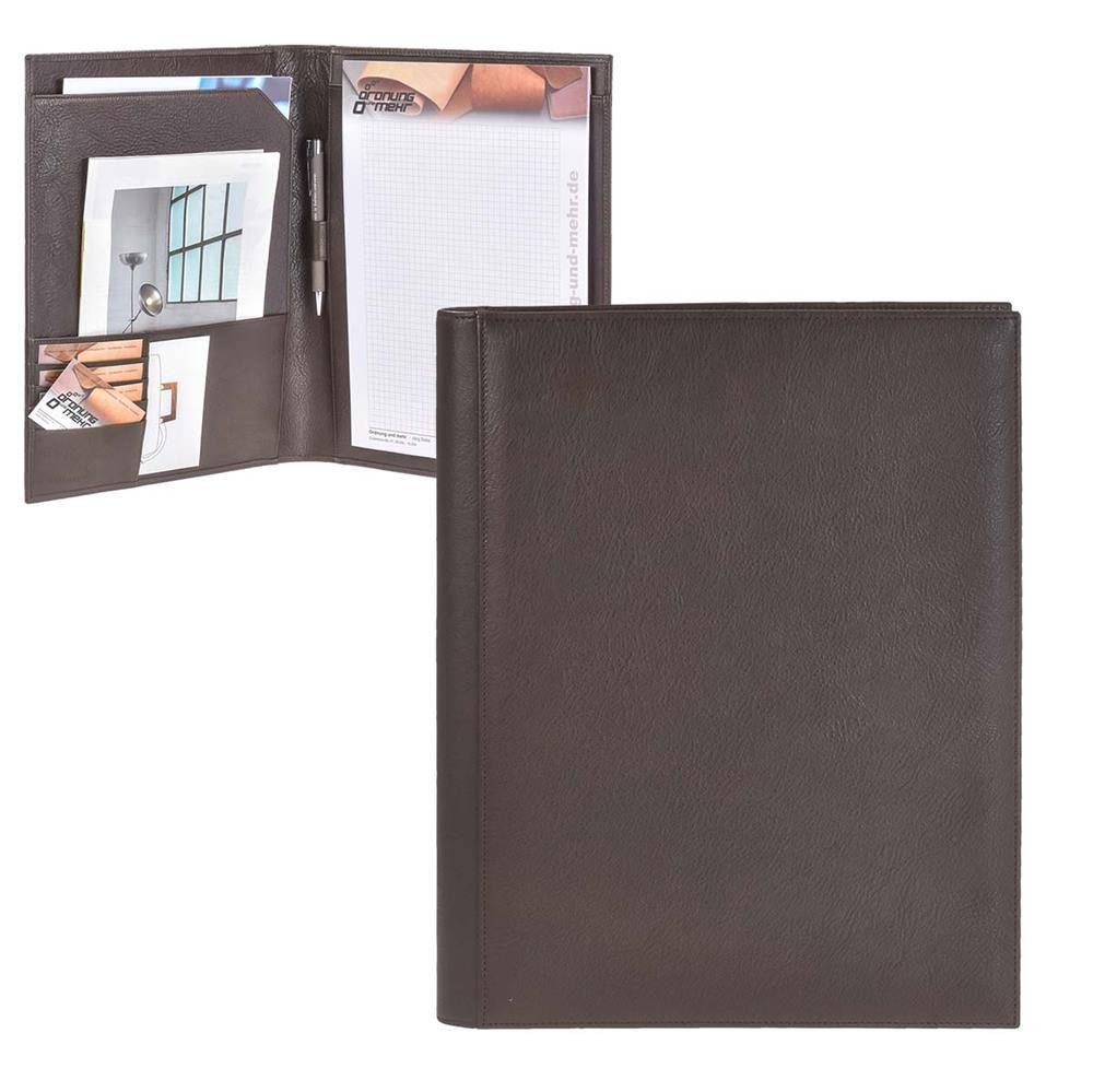 Sonnenleder Schreibmappe Tolstoi, Mappe, A4 Format, Leder, 26,5 x 32,5 x 2,5 cm