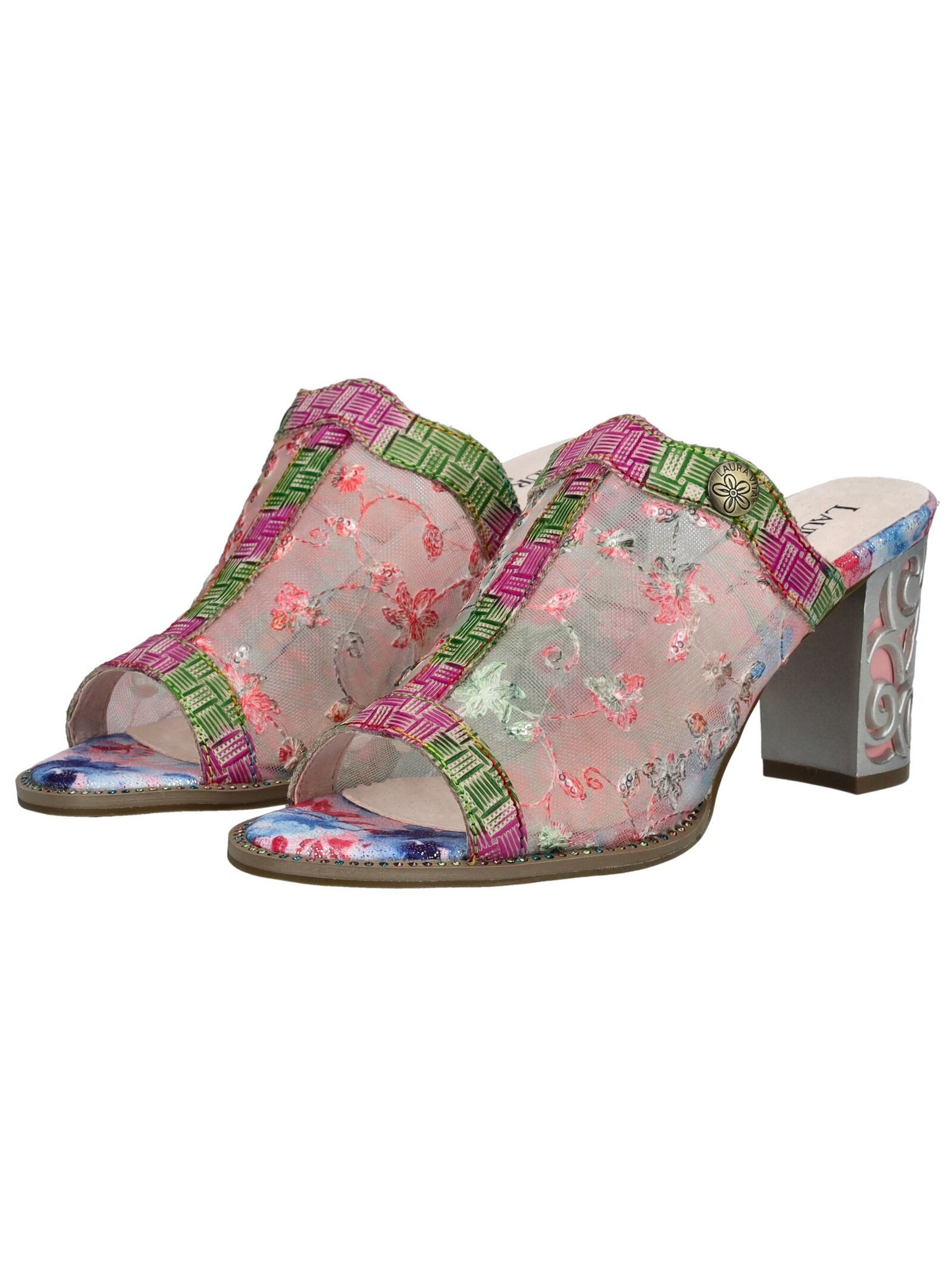 LAURA VITA LAURA VITA Pantoletten Leder/Textil Pantolette