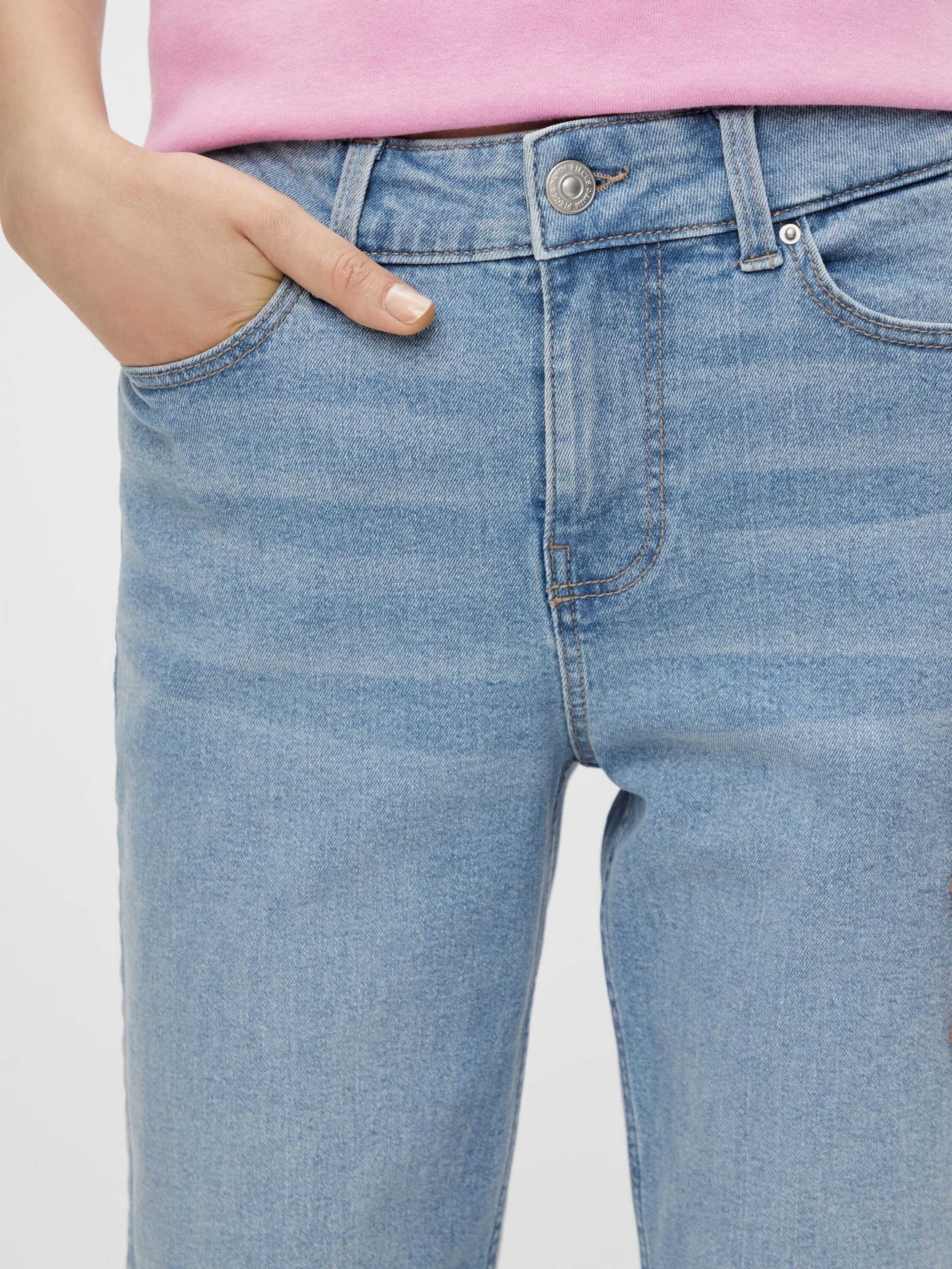 Damen Jeans pieces 7/8-Jeans LUNA (1-tlg)