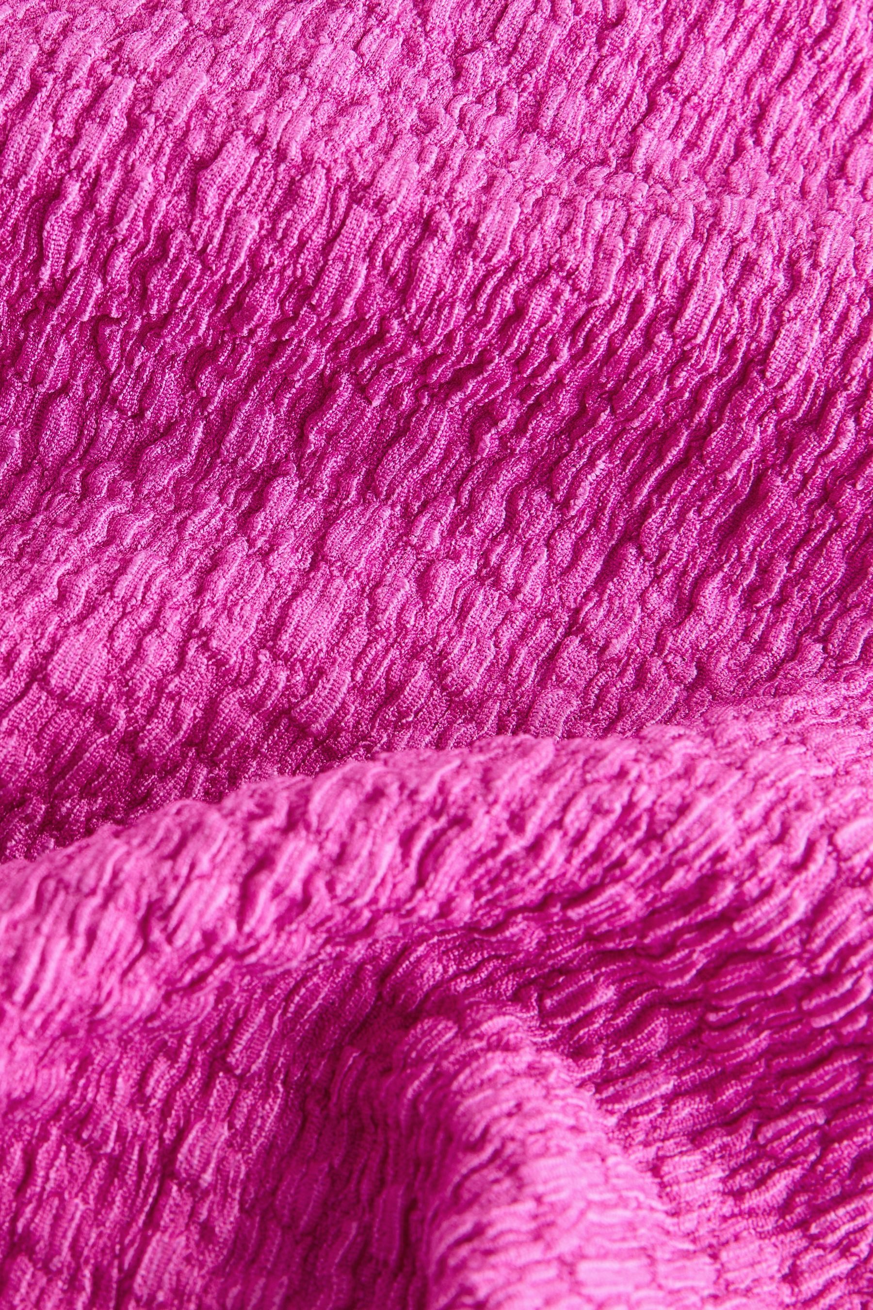 Next Palazzohose Hose mit weitem Bein in Knitteroptik (1-tlg)