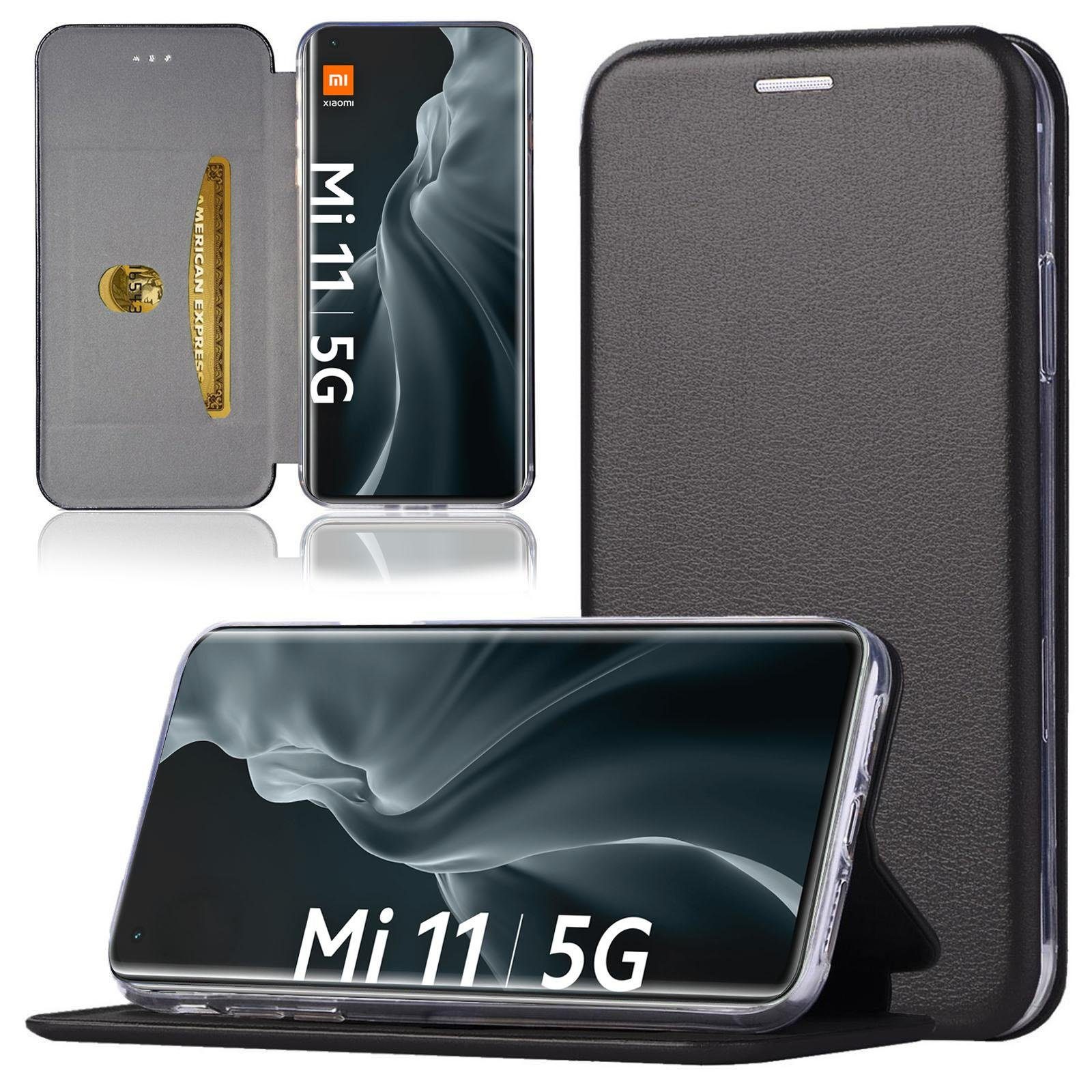 Numerva Handyhülle Hardcover Etui Schutz Hülle für, Flip Cover Klapp Hülle Etui