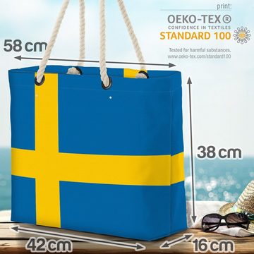 VOID Strandtasche (1-tlg), Schweden Flagge EM Länderflagge Fahne