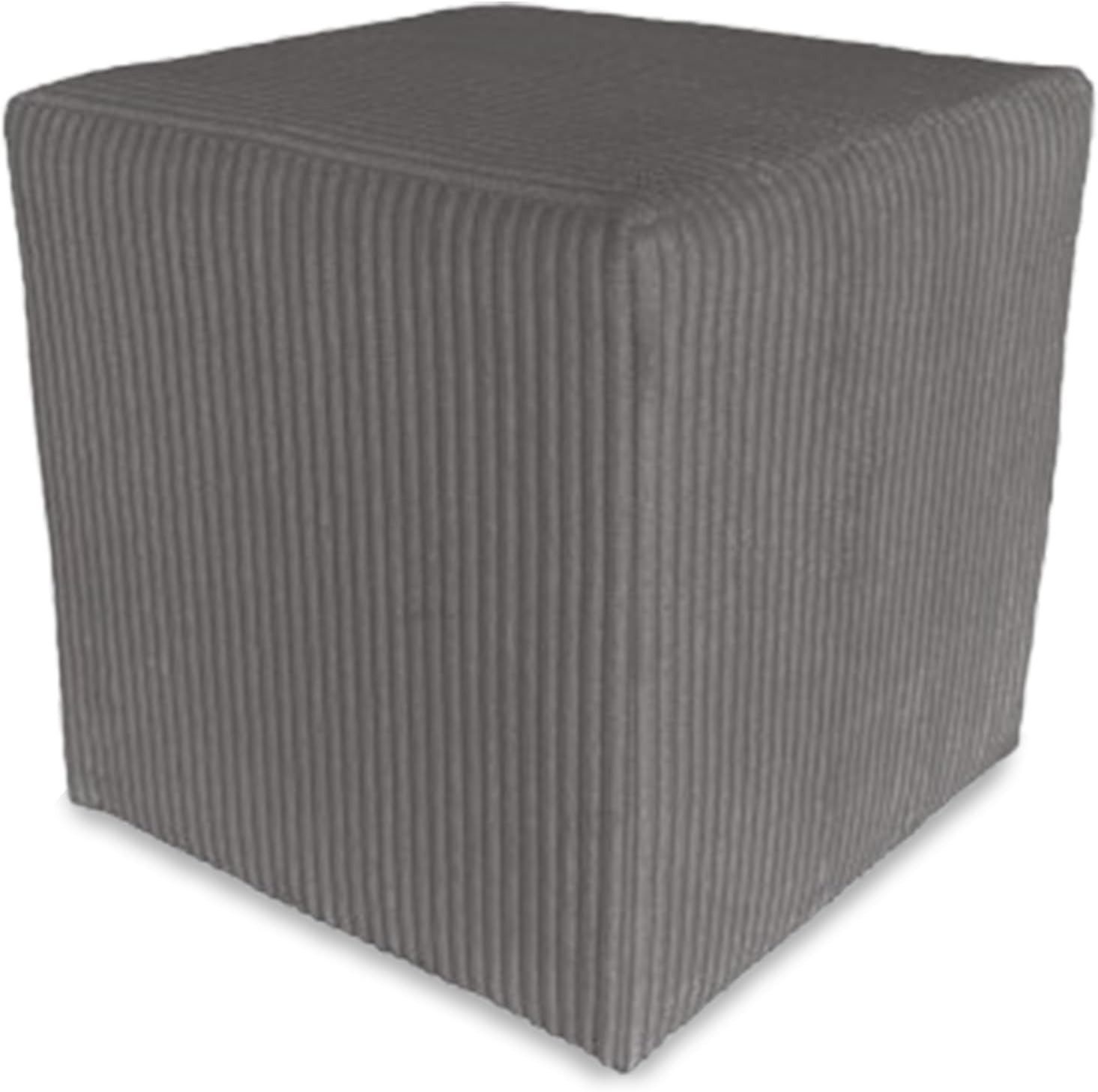 Best for Home Sitzwürfel Best For Home Würfel Pouf Hocker Beige – Samt, Fuß günstig online kaufen