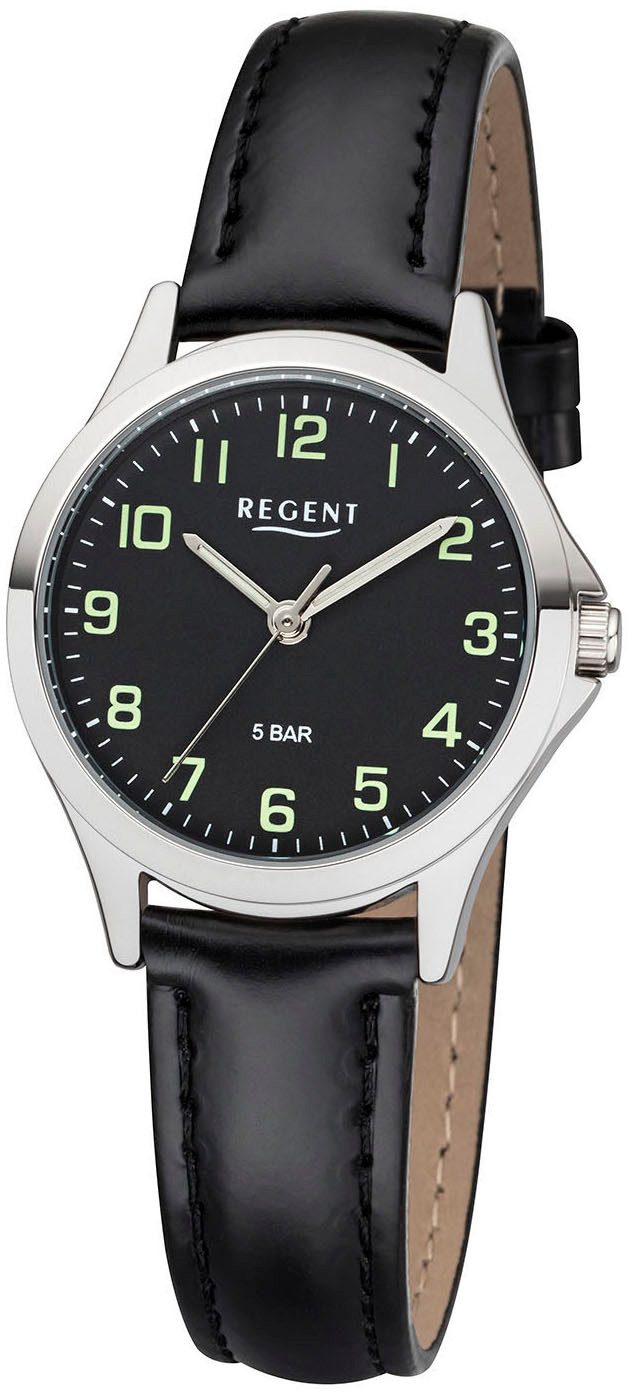 Regent Quarzuhr W0065 - 3085.78.16, Armbanduhr, Damenuhr, analog, Lederimit günstig online kaufen
