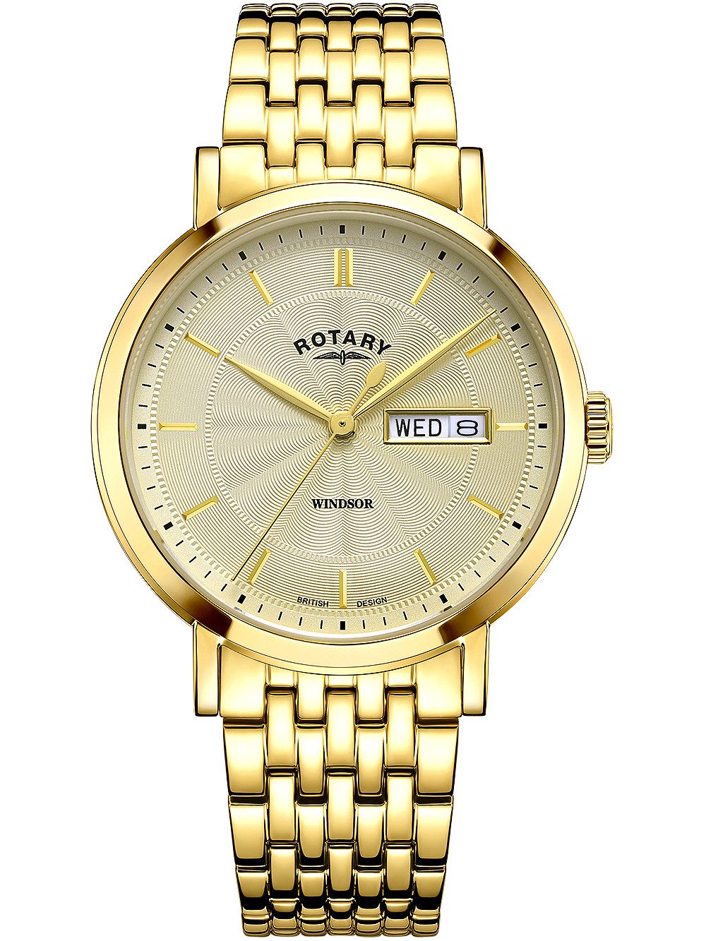 Quarzuhr Rotary GB05423/03 Windsor Herrenuhr 37mm 5ATM Rotary GB05423/03 Windsor Herrenuhr 37mm 5ATM