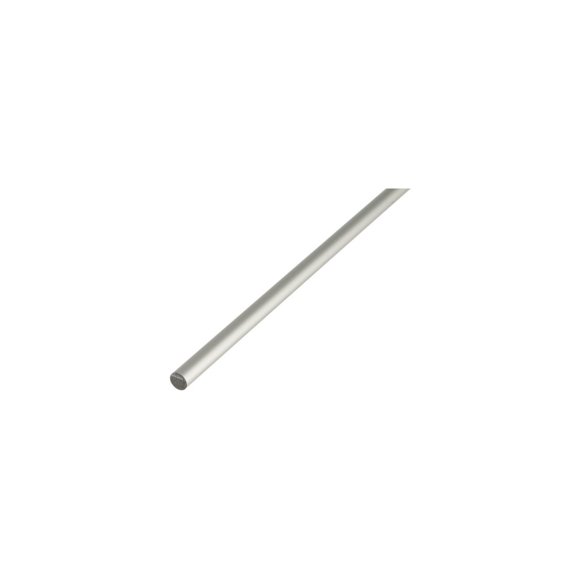 Alberts Türfeststeller GAH Alberts Rundstange glatt, Durchmesser 5mm, L1000mm Aluminium sil