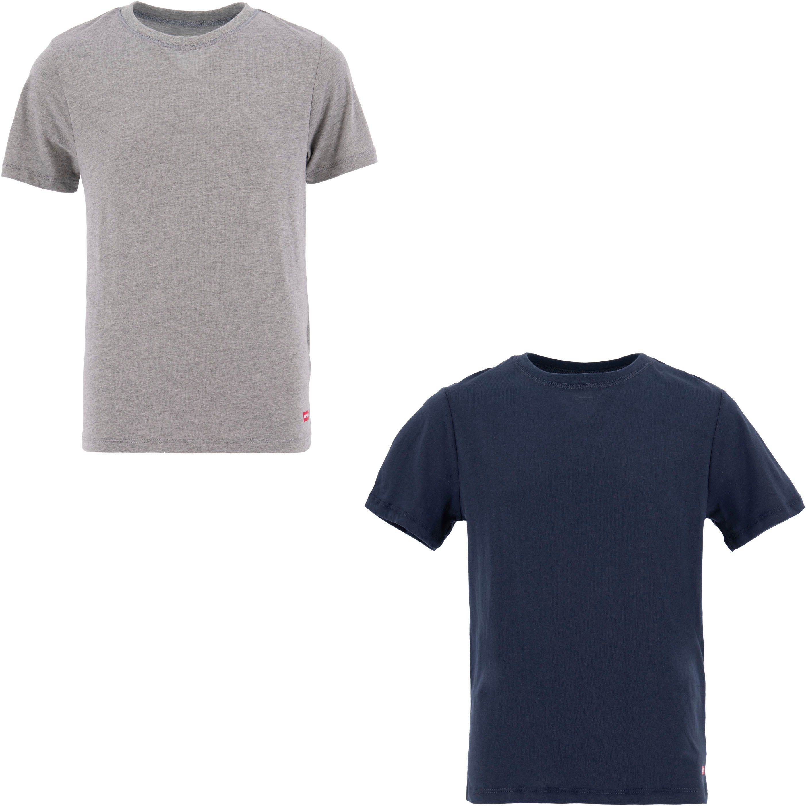 Levi's® Kids 2PK CREW blue (2-tlg) NECK T-Shirt TEE for dress BOYS
