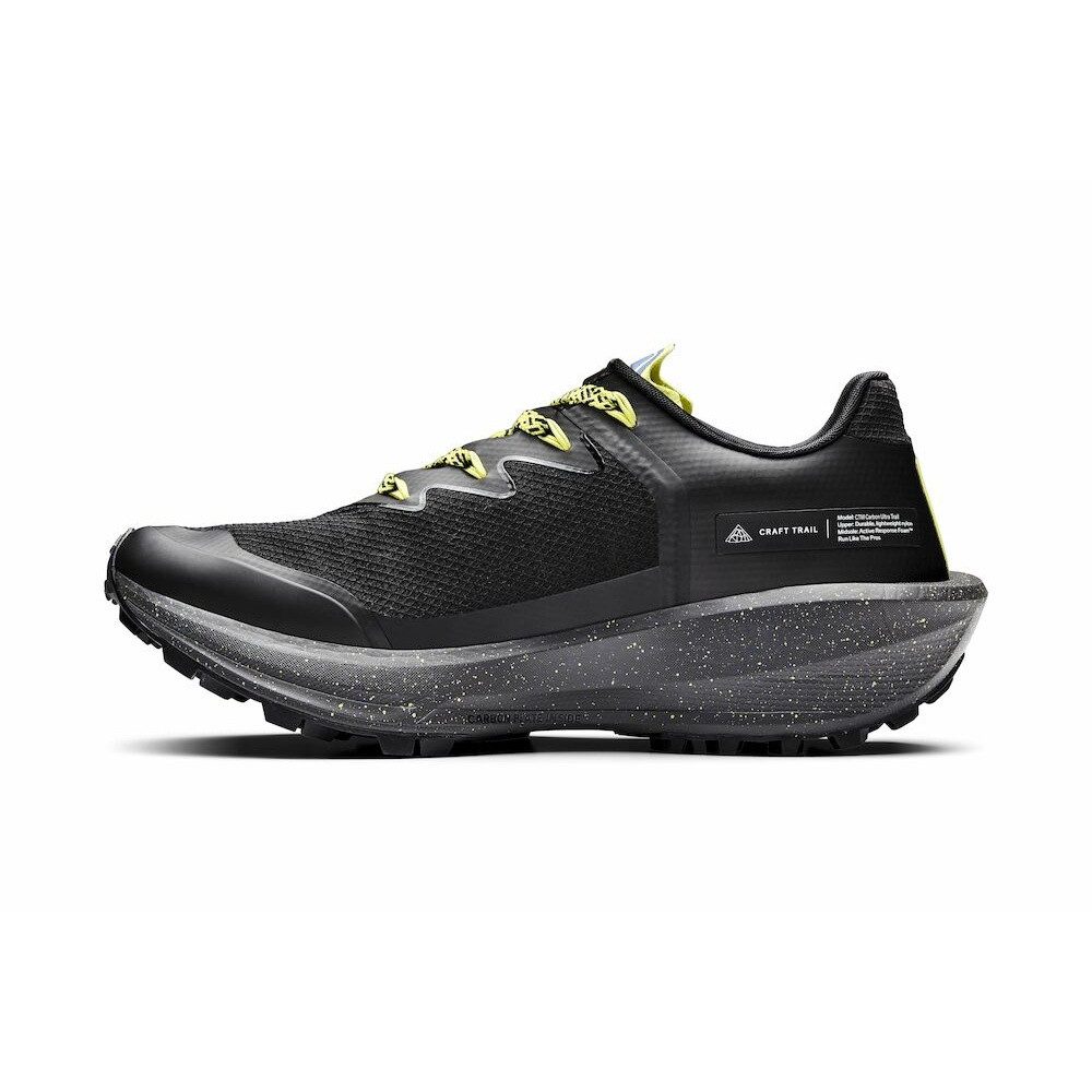 Craft CTM Ultra Carbon Trail (Trailrunning) schwarz/grau Herren Laufschuh