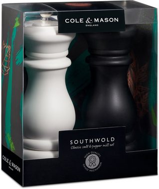 Cole & Mason Salz-/Pfeffermühle Southwold manuell, (2 Stück), mit Precision + Mahlwerk