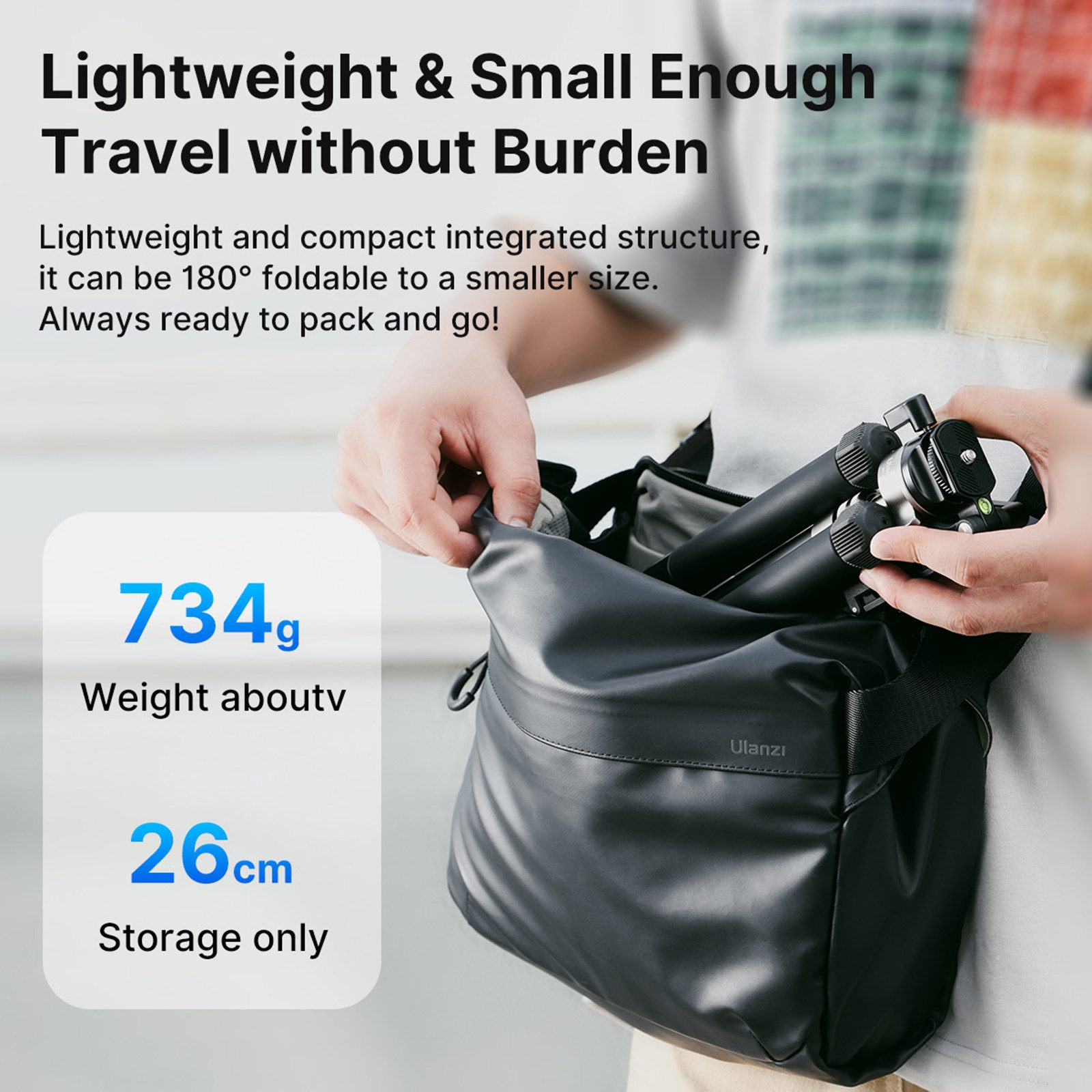 ULANZI MT-63 Aluminum Alloy Portable Mini Tripod for Camera Smartphone Kamerastativ