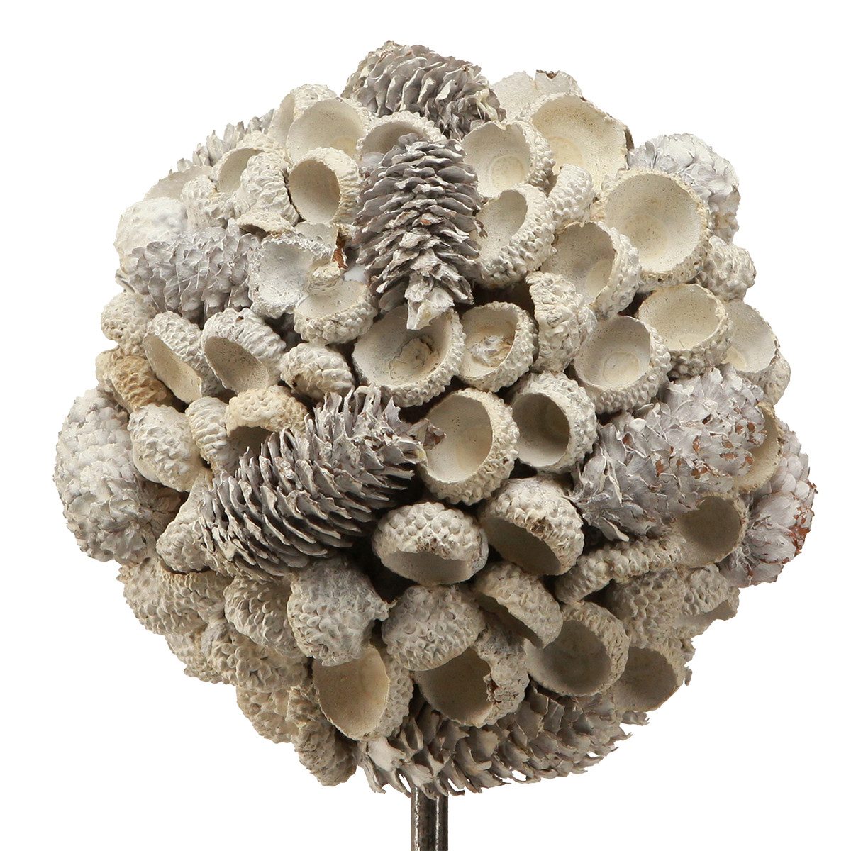 Florists Products Weihnachtsmann Winterdeko Holzdeko Baum Landhausstil Birke Eicheln Zapfen