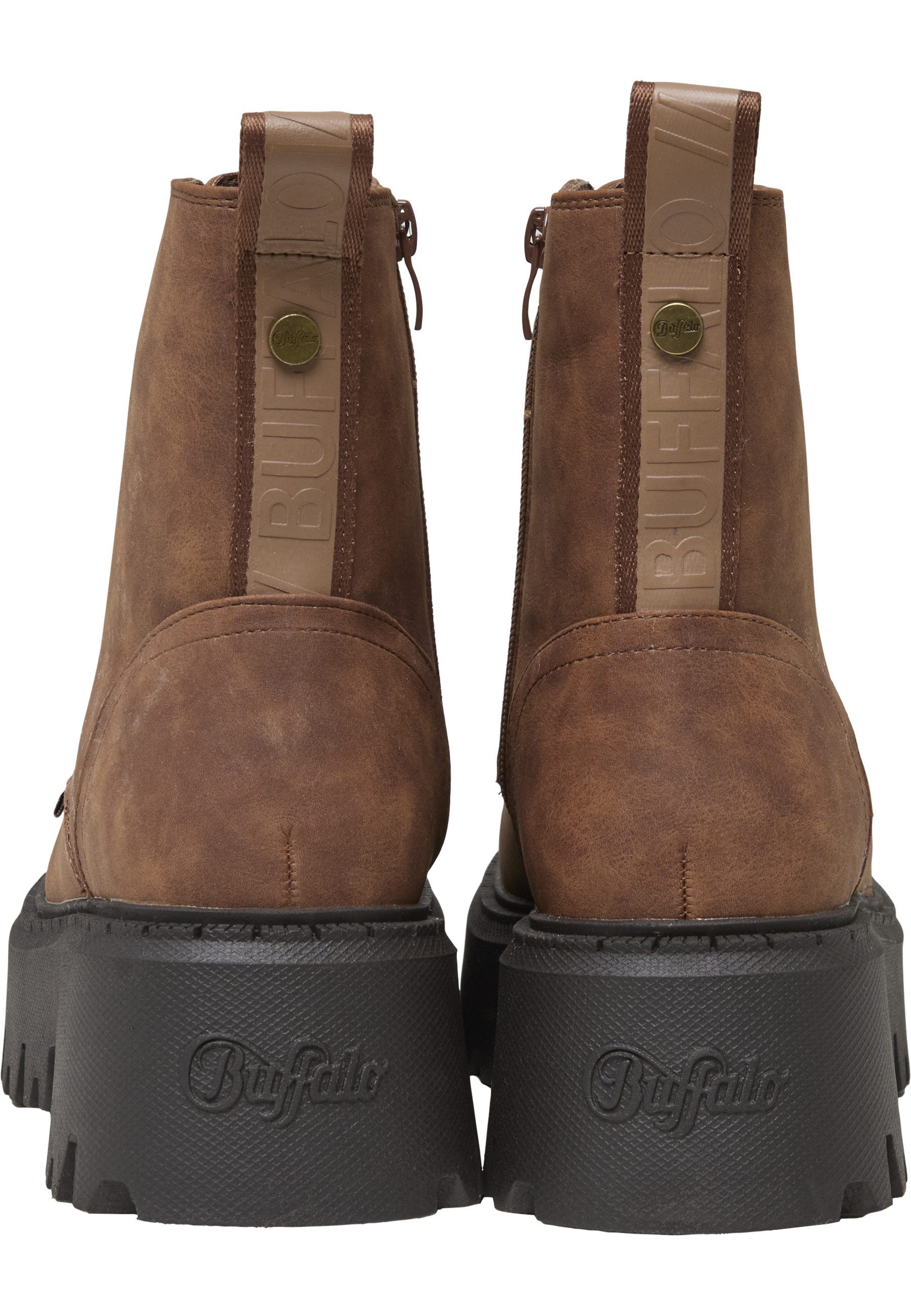 Buffalo Buffalo ASPEN LACE UP WARM - VEGAN NUBUCK Stiefel