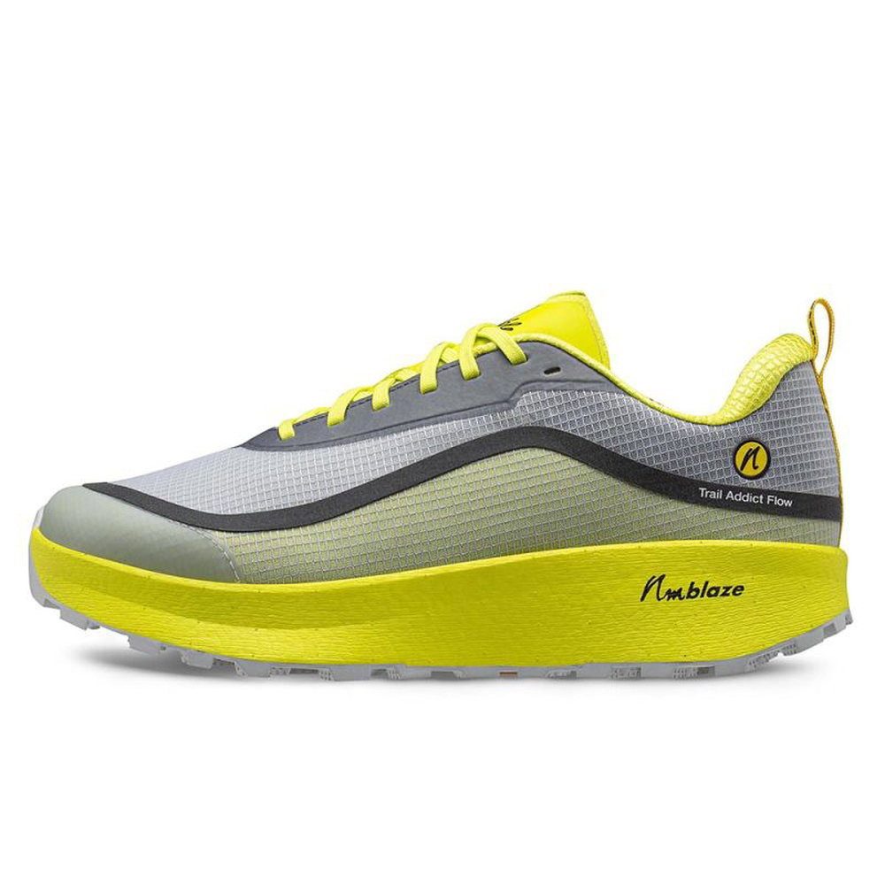 Joe Nimble Addict Flow Trail grau/gelb Damen Laufschuh