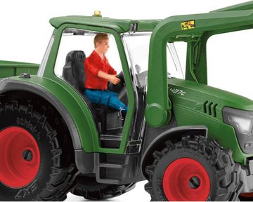 Schleich® Spielwelt FARM WORLD, Traktor mit Anhänger (42608)
