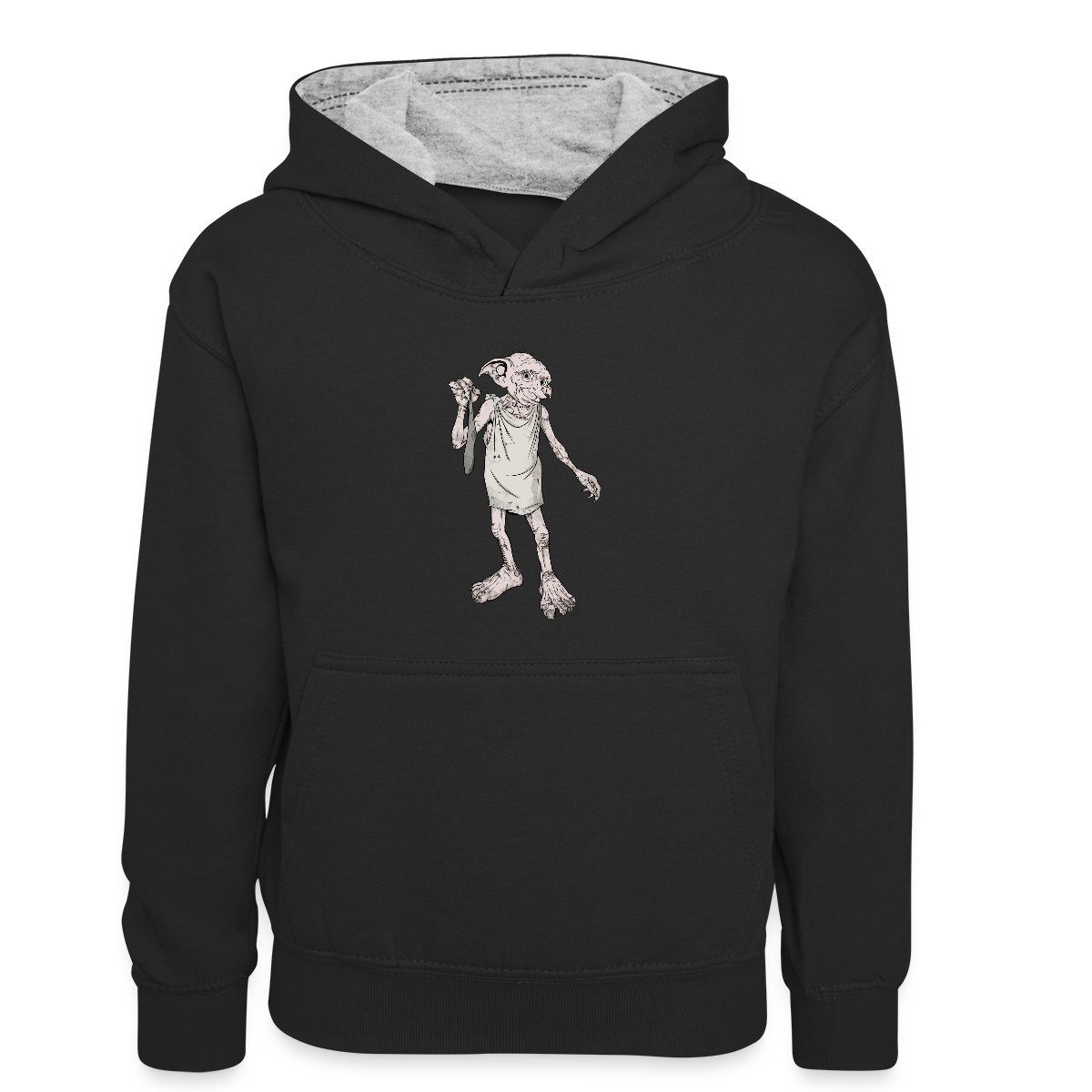 Hoodie Harry Potter Dobbys Geschenk Kinder Kontrast-Hoodie
