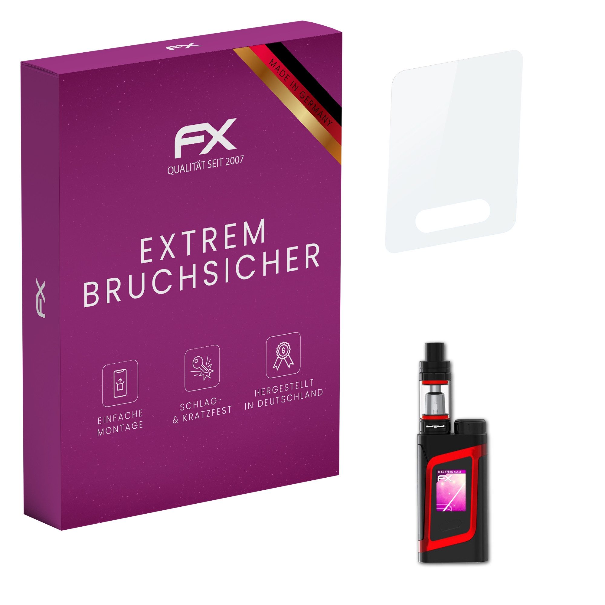atFoliX Schutzfolie Panzerglasfolie für Smok AL85, Ultradünn und superhart