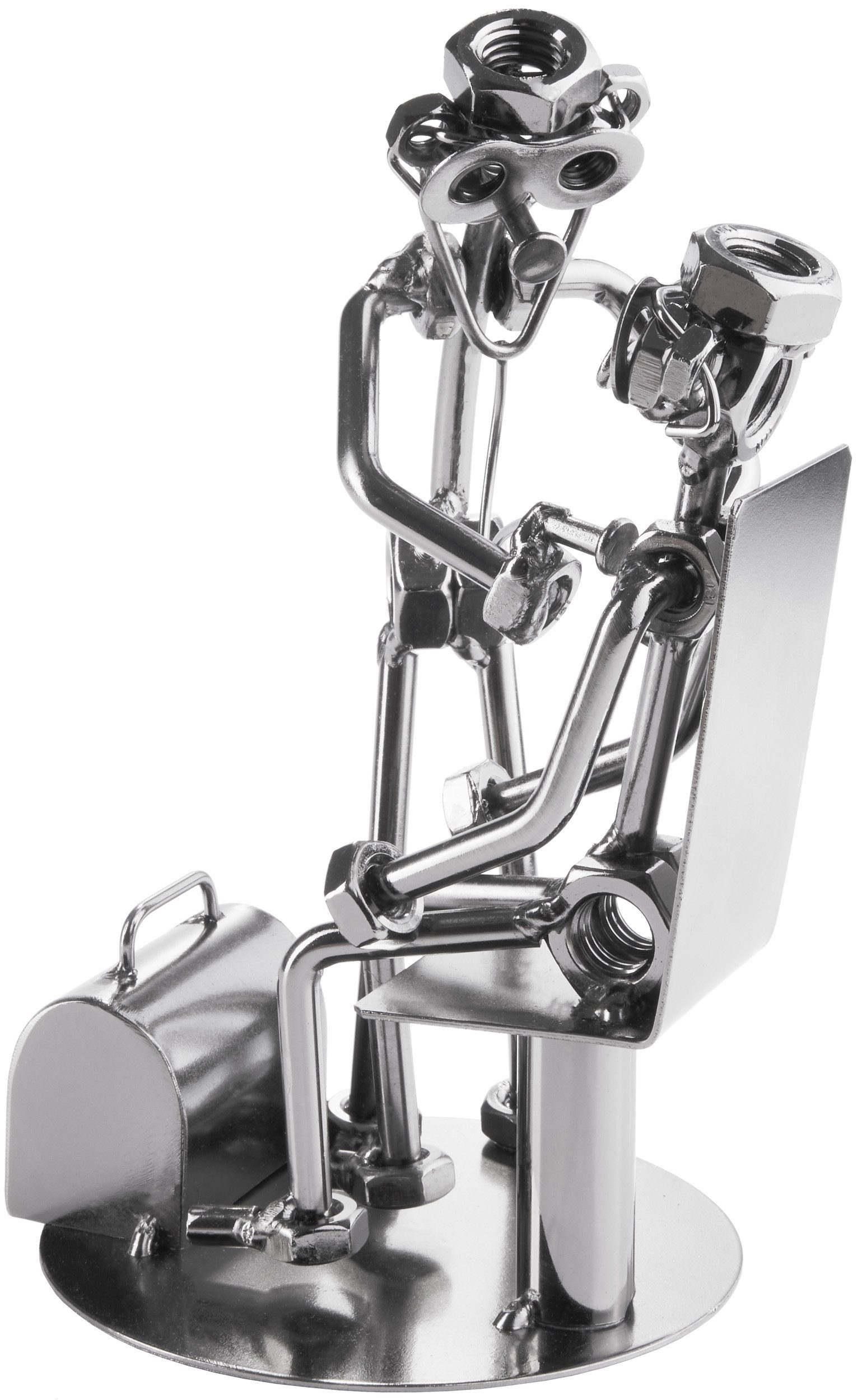 BRUBAKER Dekofigur Metallskulptur Schraubenmännchen Arzt (1 St), Geschenkfi günstig online kaufen