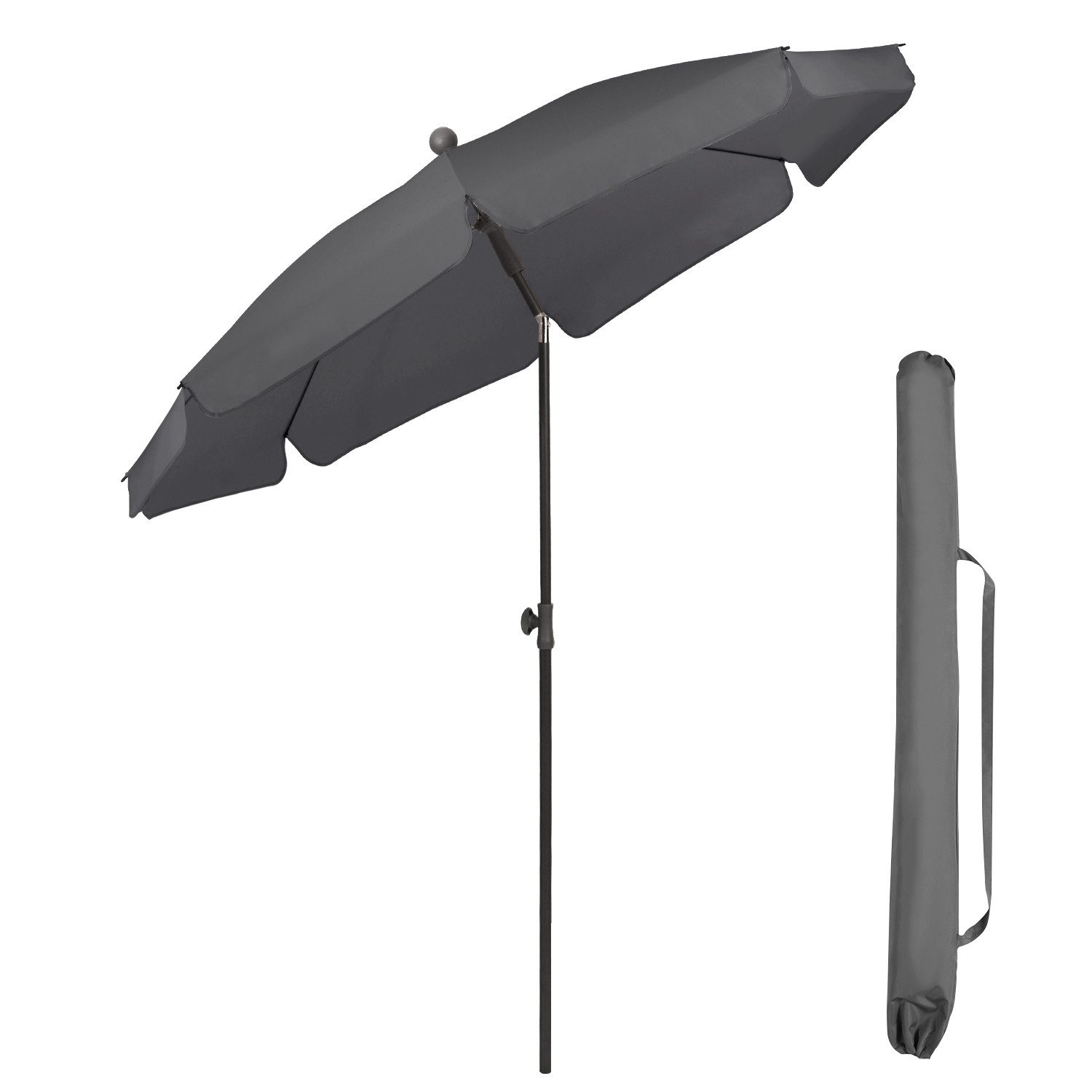 Sekey Balkonschirm 200 cm Sonnenschirm mit günstig online kaufen