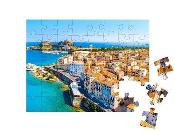 puzzleYOU Puzzle Kerkyra, Hauptstadt der Insel Korfu, Griechenland, 48 Puzzleteile, puzzleYOU-Kollektionen Korfu