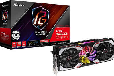 Asrock Radeon RX 6800 XT Phantom Gaming 16GB OC Grafikkarte (16 GB)