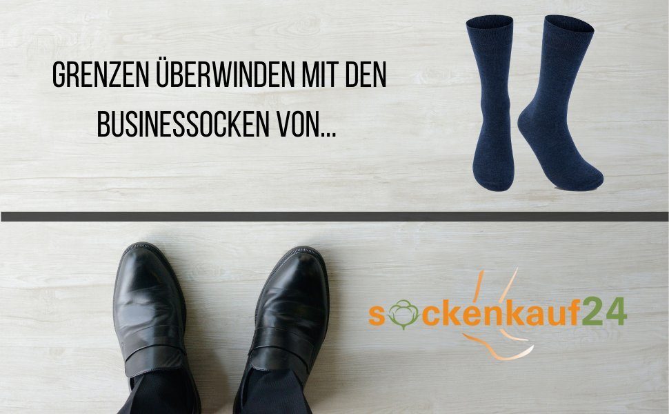 Paar, Jeans, & 39-42) 10 Socken Baumwolle Herren WP 15922 Paar Komfortbund Business Socken - Damen Basicsocken (10 sockenkauf24