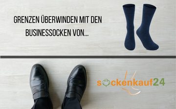 sockenkauf24 Basicsocken 10 Paar Socken Damen & Herren Business Socken Baumwolle Komfortbund (10 Paar, Jeans, 47-50) - 15922