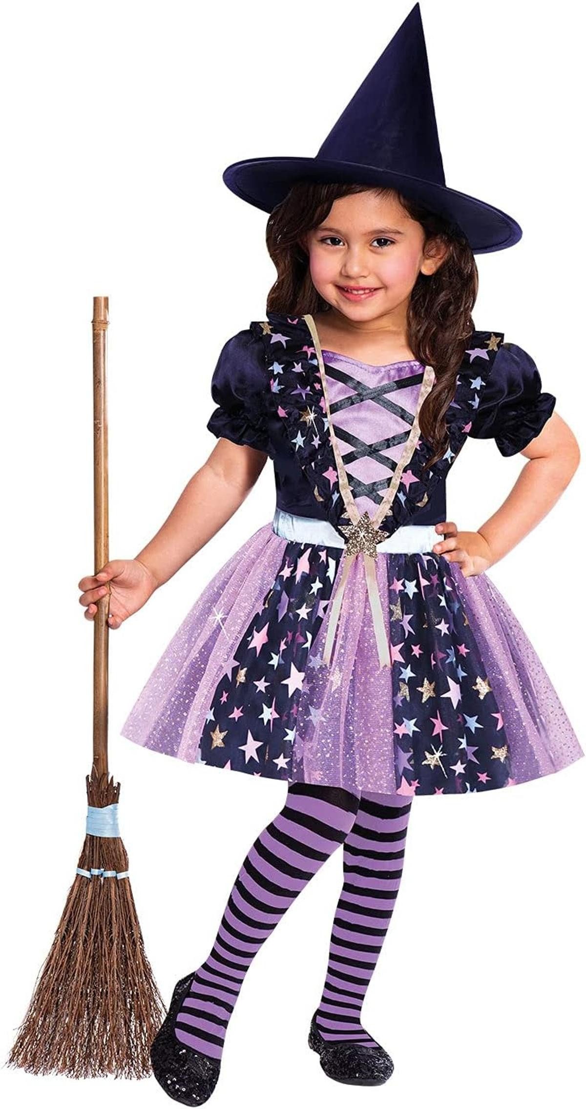 Kostüm Amscan Mädchen Sternenlicht Hexe Kleid Halloween Kostüm 2-3 Jahre