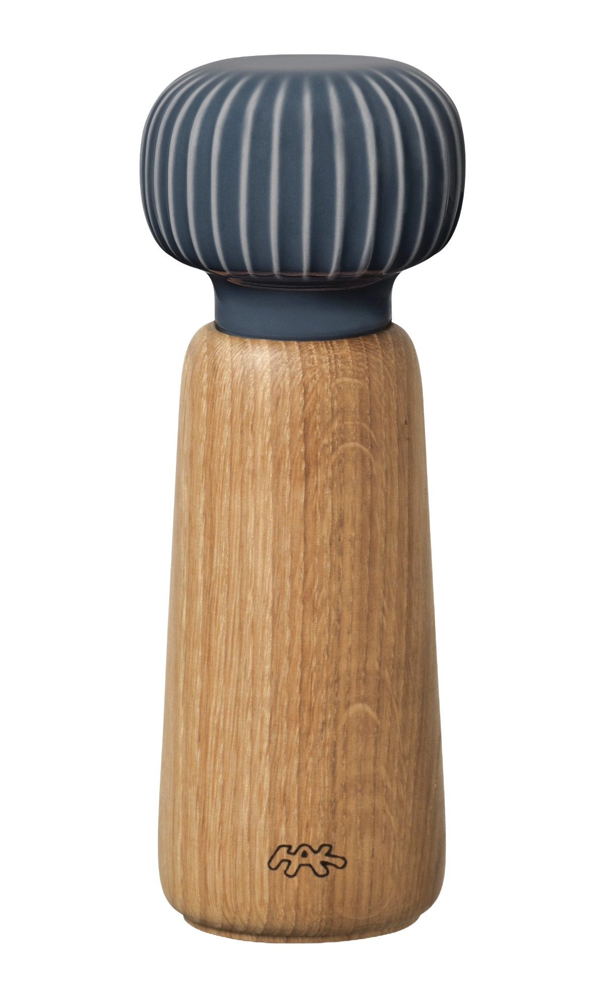 Kähler Salz-/Pfeffermühle Kähler Hammershøi Mühle H18 cm Anthrazit Grau