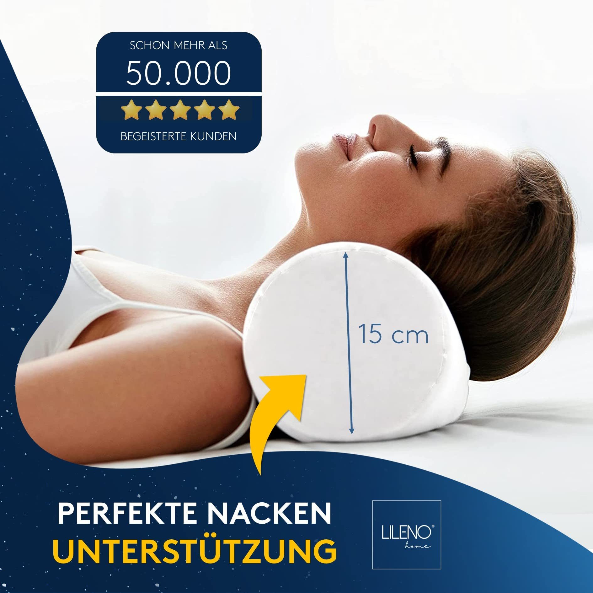 LILENO HOME Kopfkissen - gestepptes Kissen günstig online kaufen
