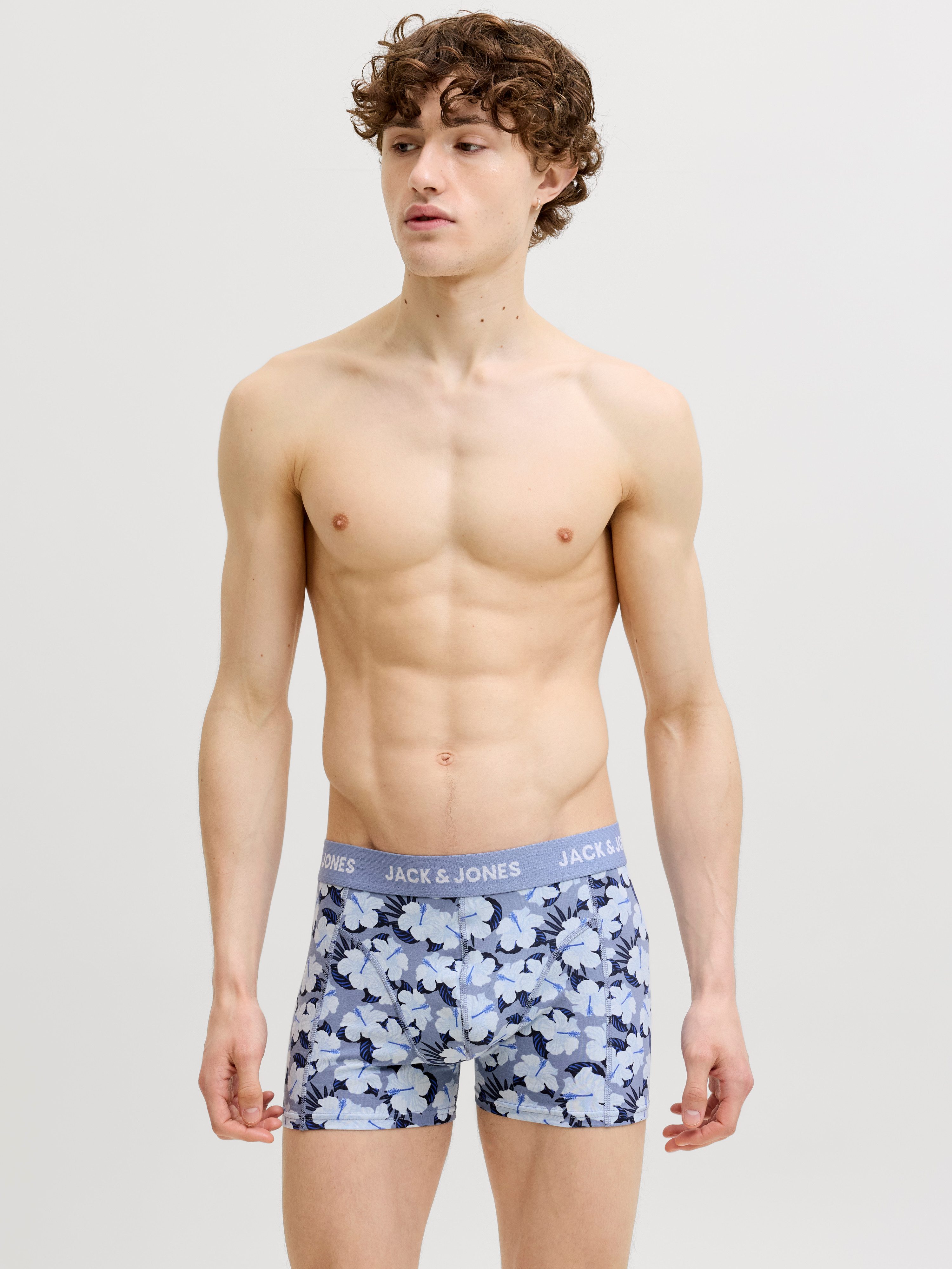 Jack & Jones Trunk JACBEN TRUNKS 7 PACK STYD (Packung, 7-St) Baumwollmischung, elastischer Bund