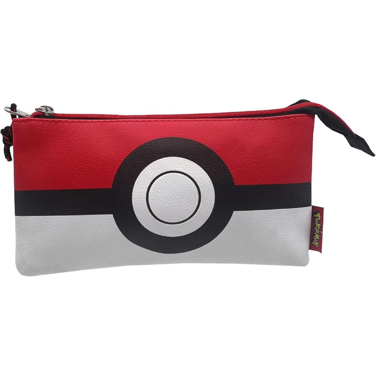 POKÉMON Federmäppchen Dreifach Federmappe 3 Fächer mit Reißverschluss
