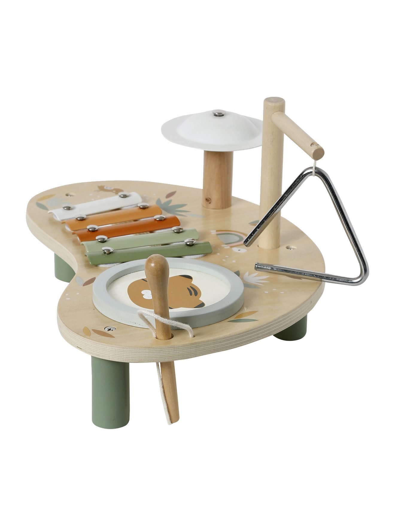 Spielzeug-Musikinstrument Baby Musik-Spieltisch TANSANIA, Holz