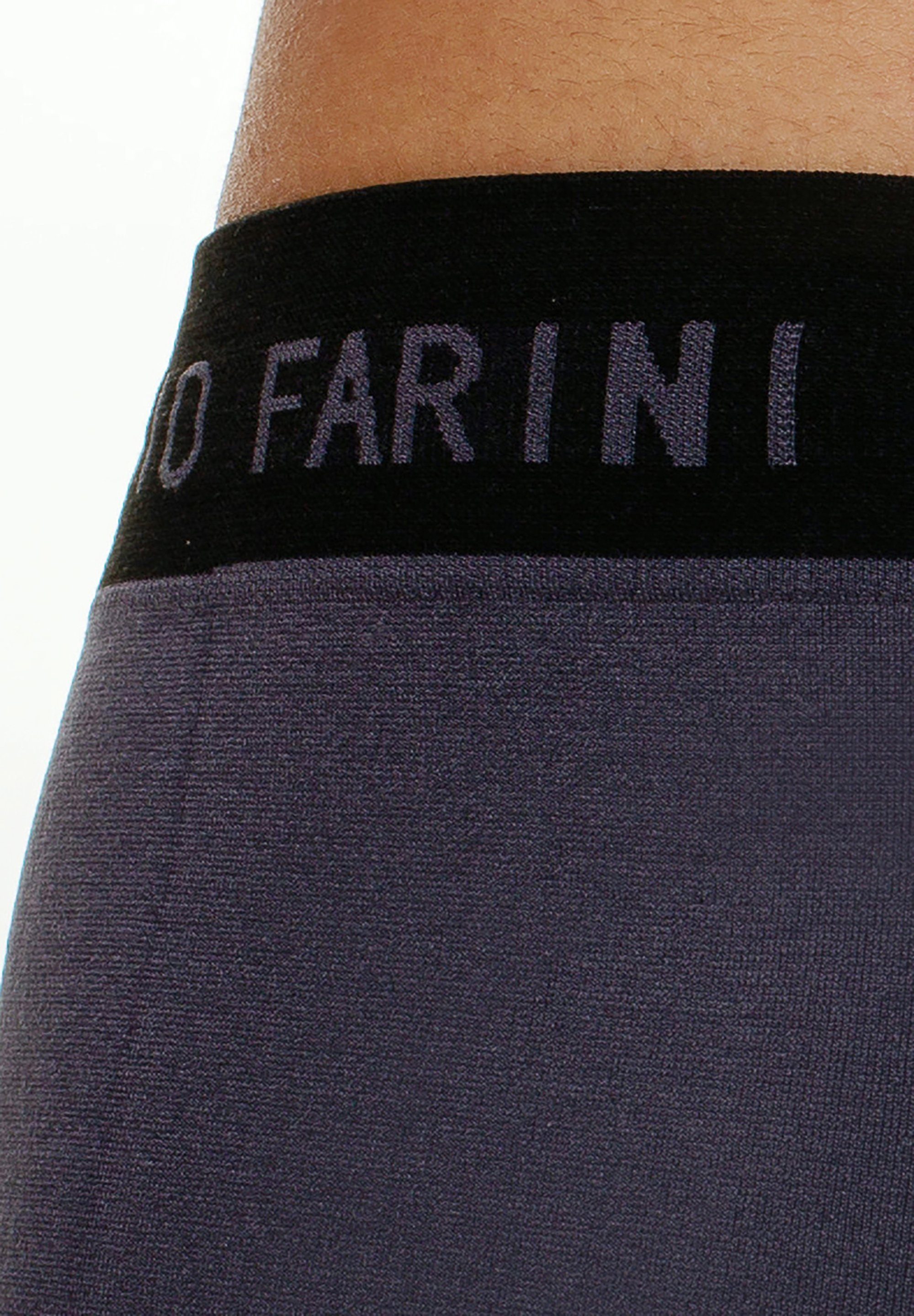 Fabio Farini Unterhosen - Look Set mit im (4-St) aus Herren Männer Boxershorts Logoschriftzug 14 weicher Microfaser sportlichen Retroshorts