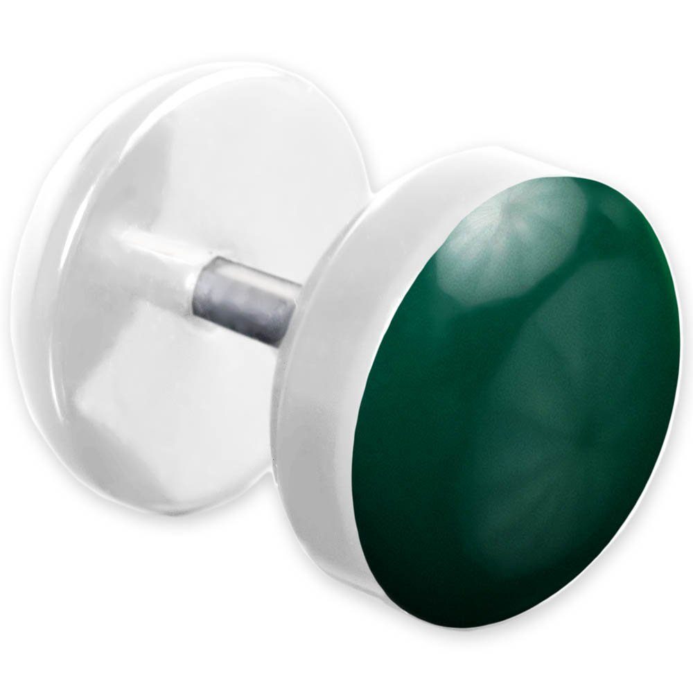 viva-adorno Fake-Ear-Plug 1 Stück Ohrstecker Edelstahl günstig online kaufen